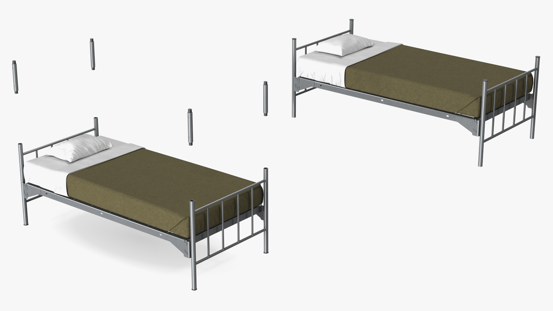 Army Bunk Bed New 3D