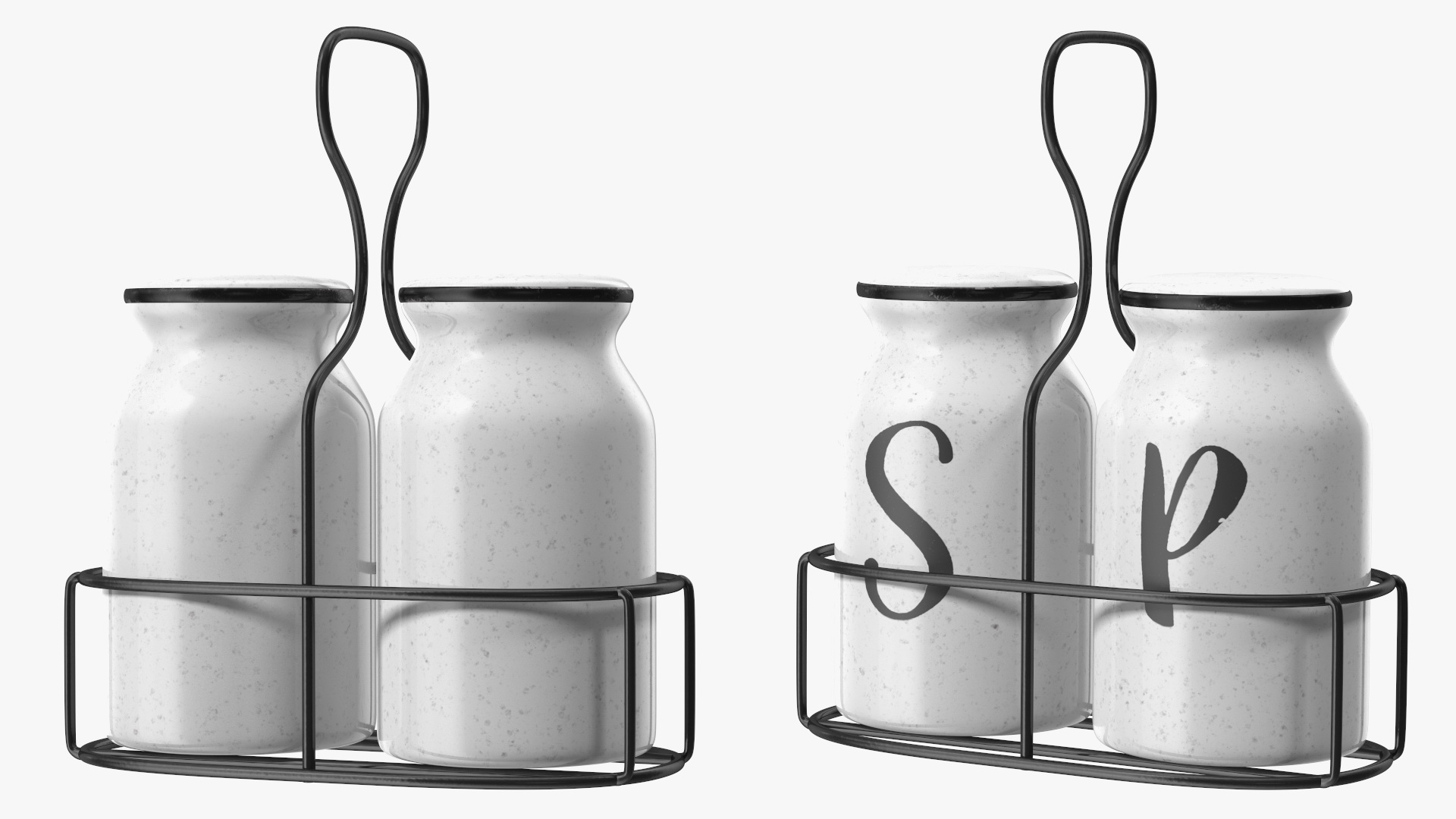 3D model Kitchen Shelf with Spice Rack and Kitchenware