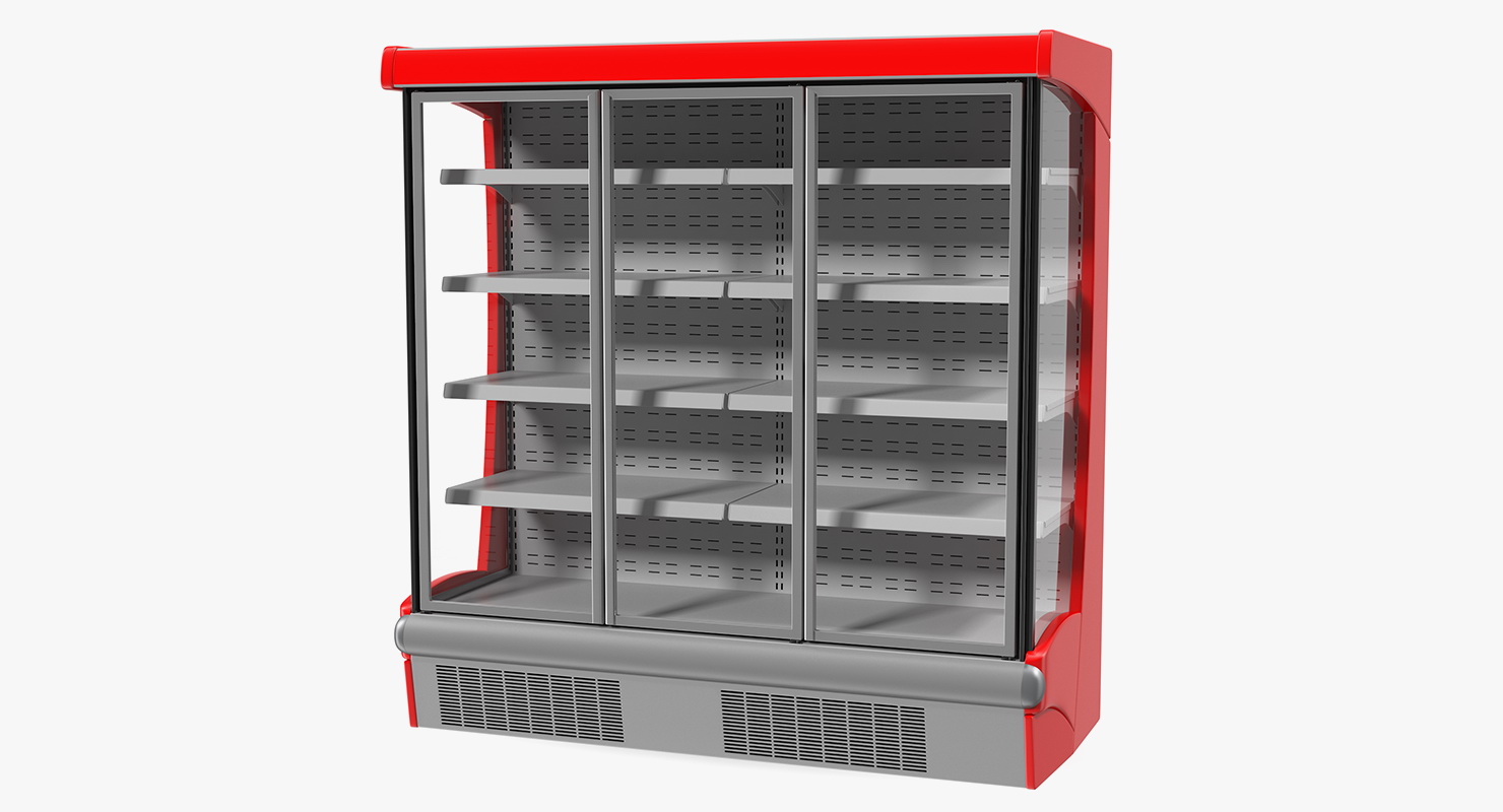 Multideck Display Fridge 3D model