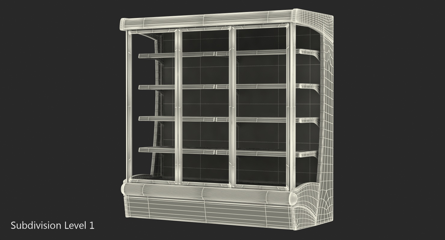 Multideck Display Fridge 3D model