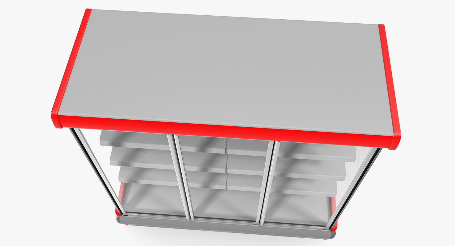 Multideck Display Fridge 3D model