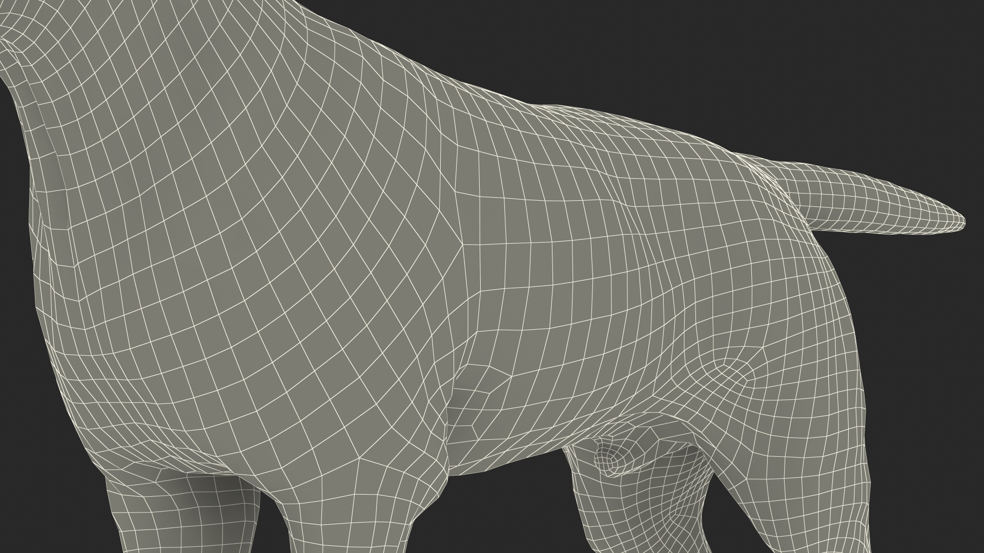 3D model Labrador Dog Black Rigged