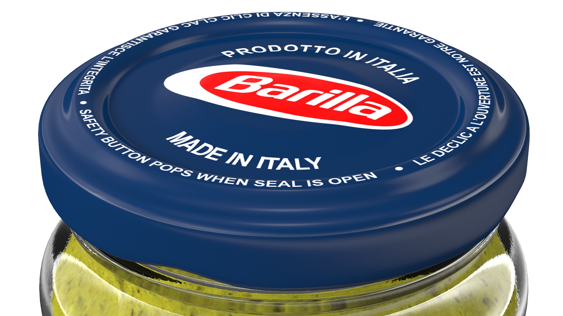 3D model Barilla Pesto Sauce 190 ml Set