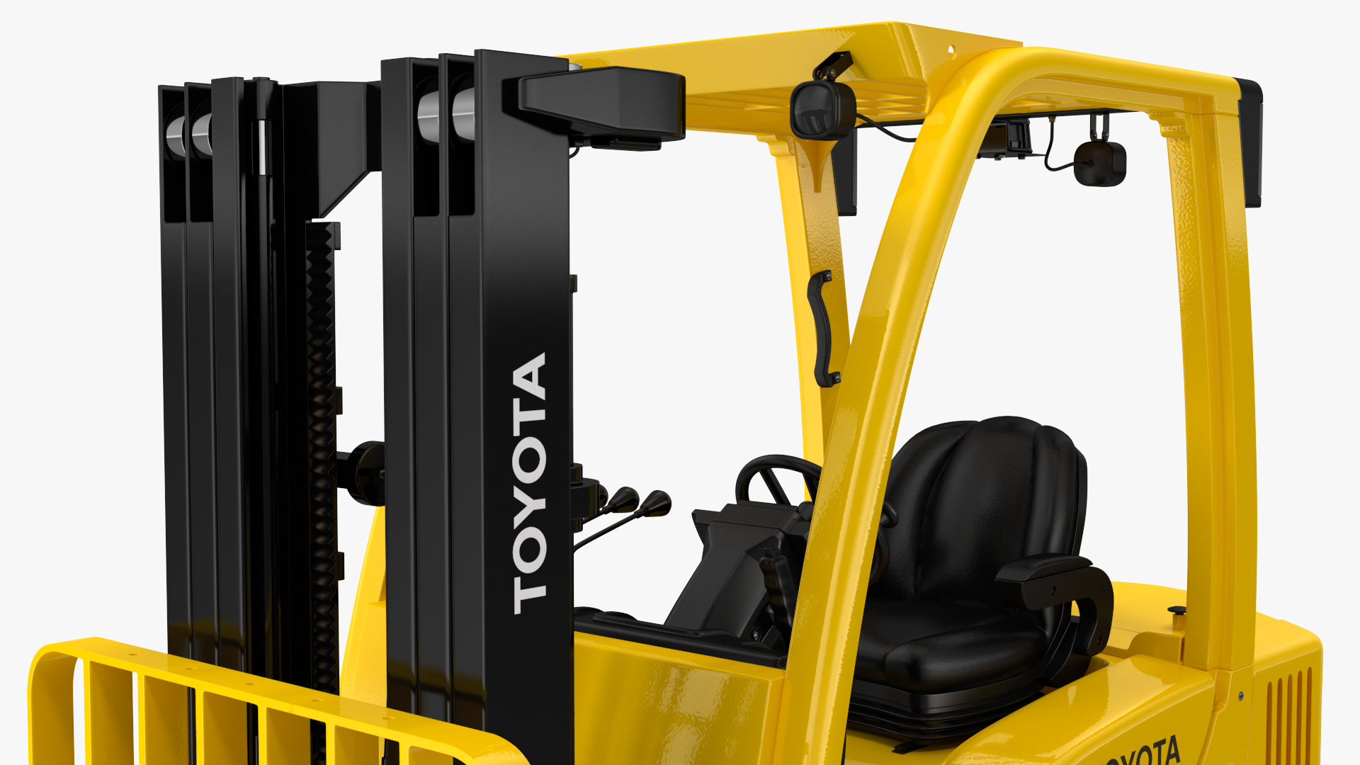 3D Toyota Core Electric Forklift Rigged