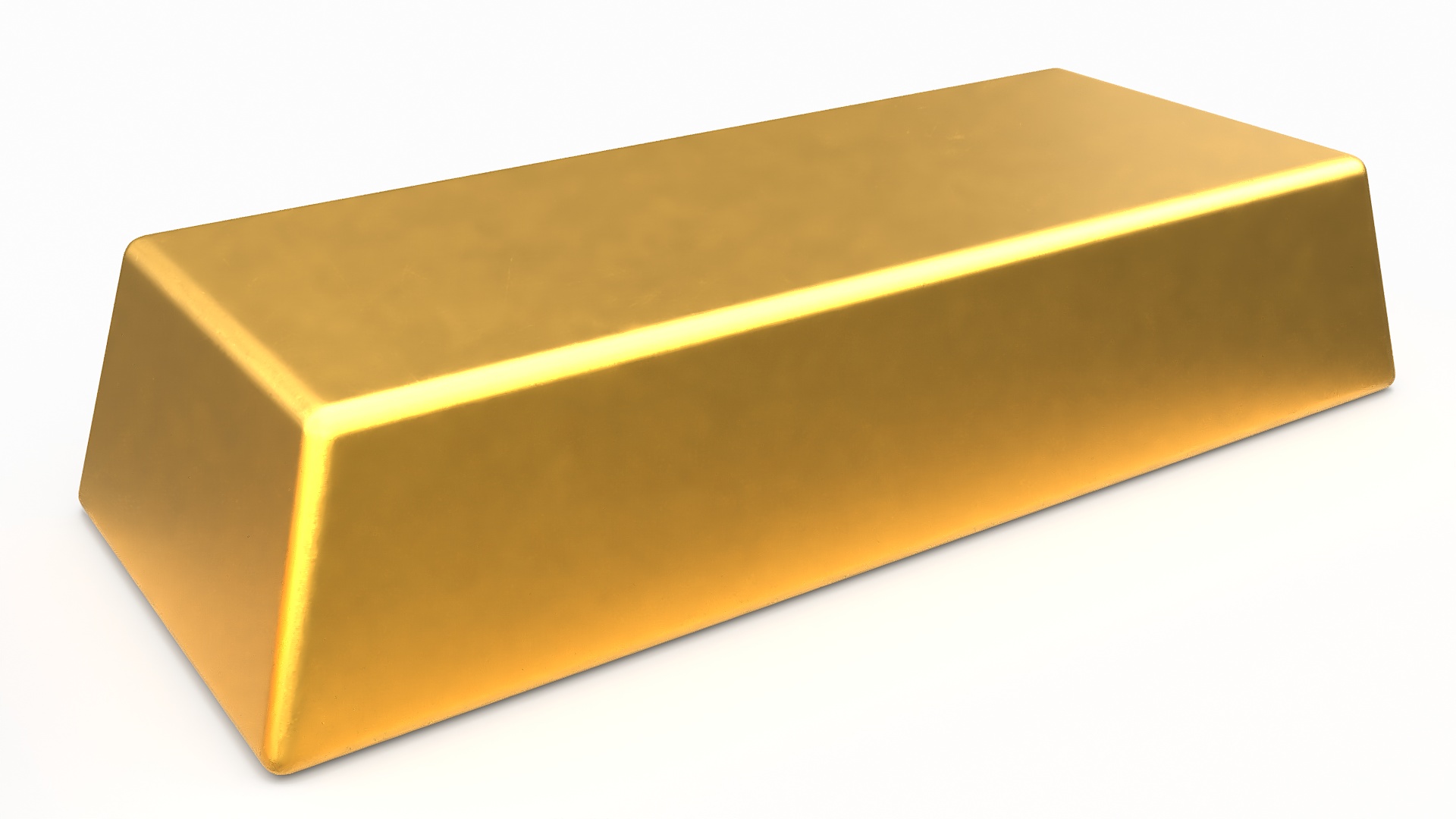 3D Gold Bullion Bar