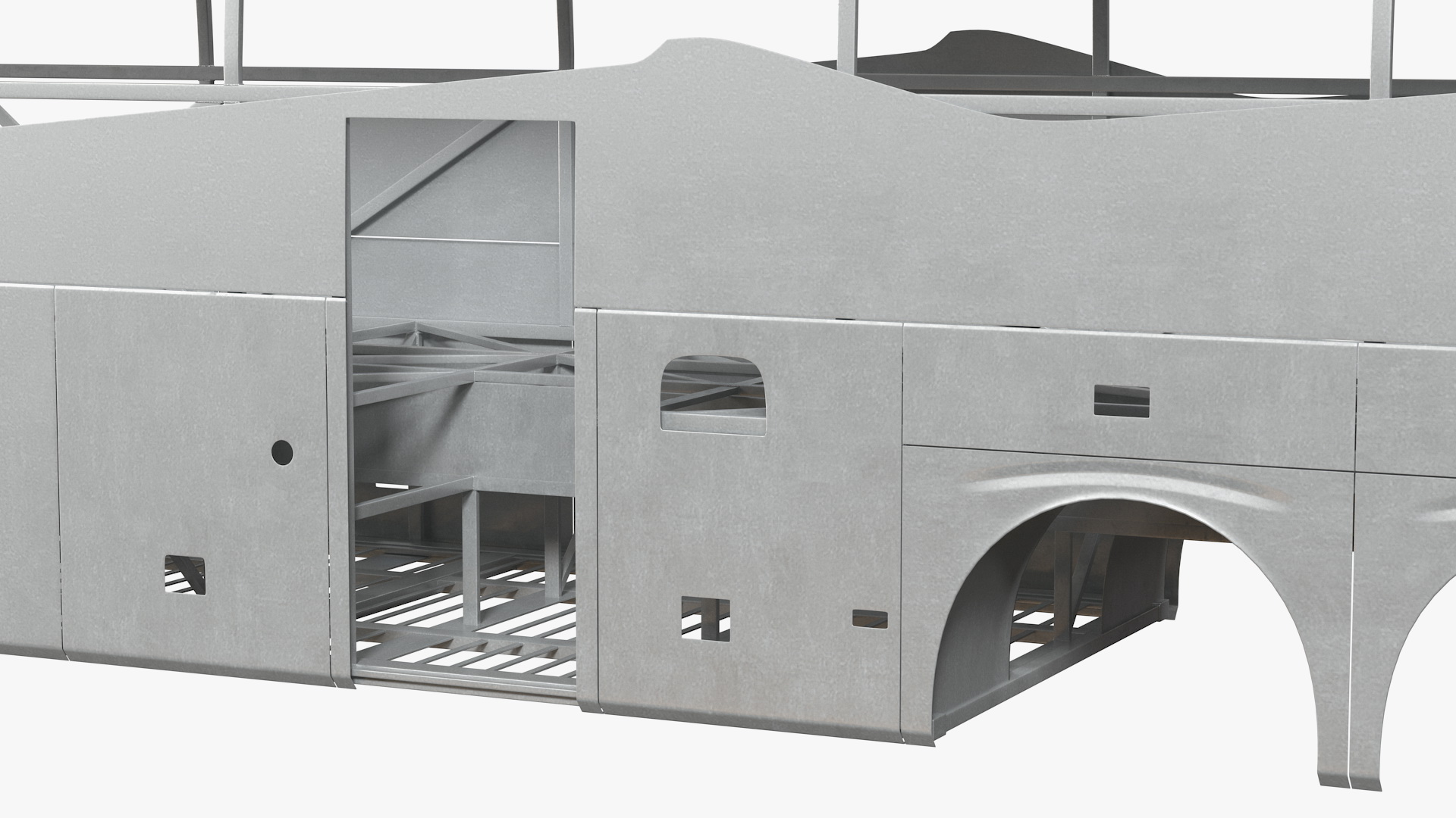 3D model Coach Bus Body Frame