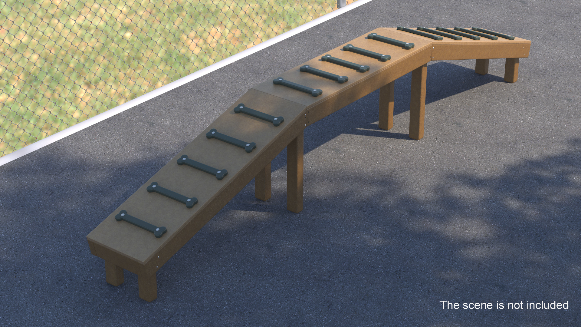 3D Bridge for Dog Training Park model