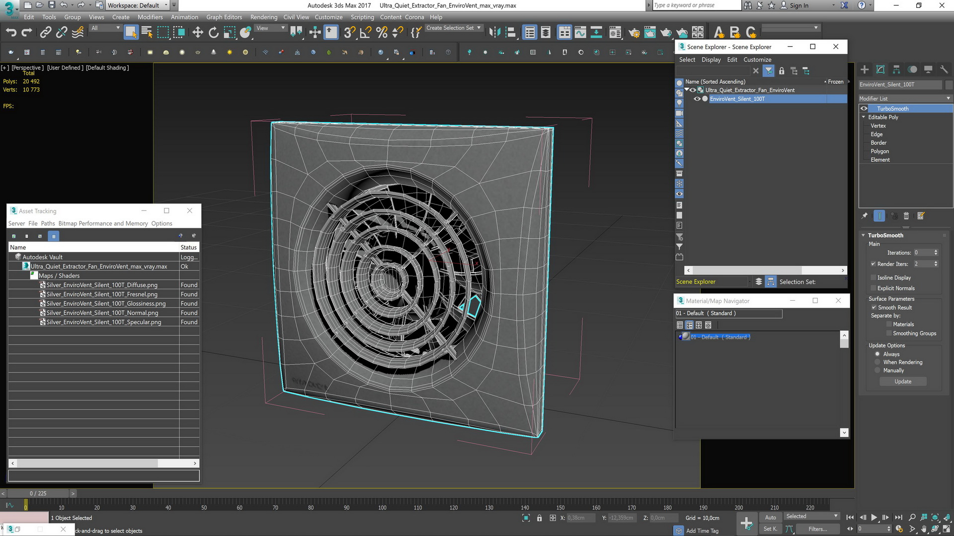 3D Ultra Quiet Extractor Fan EnviroVent