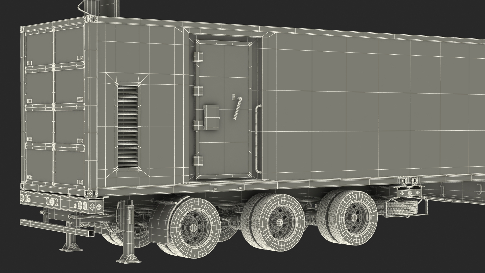 3D Typhon Battery Operation Center with Antennas Up model