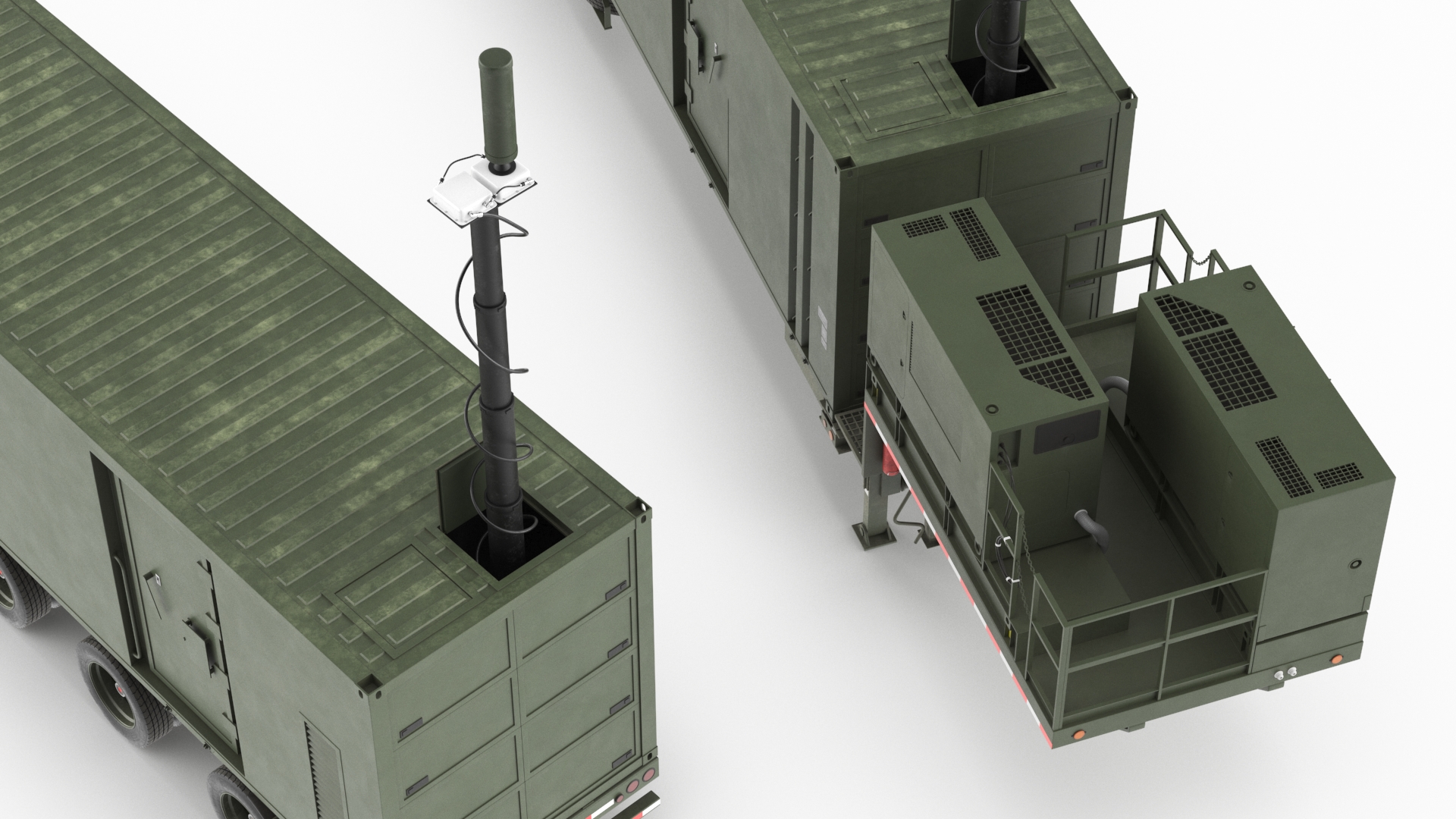 3D Typhon Battery Operation Center with Antennas Up model