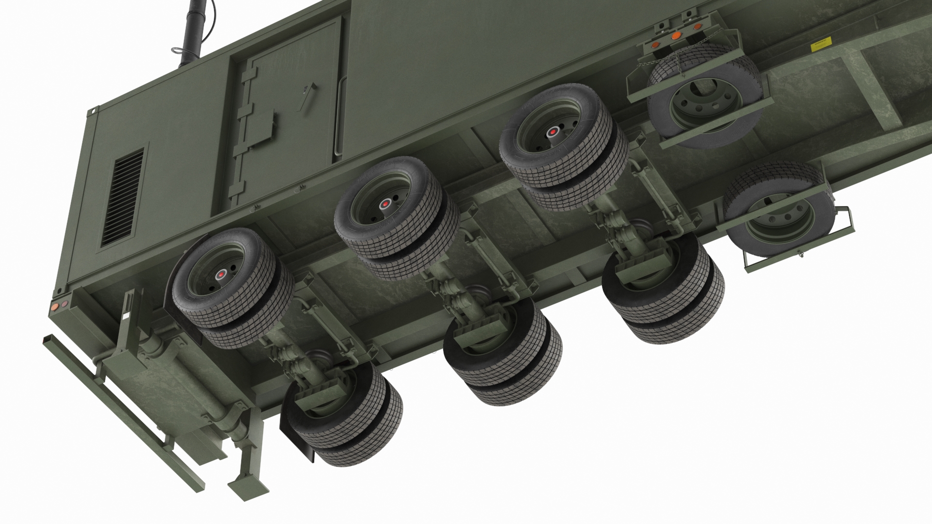 3D Typhon Battery Operation Center with Antennas Up model