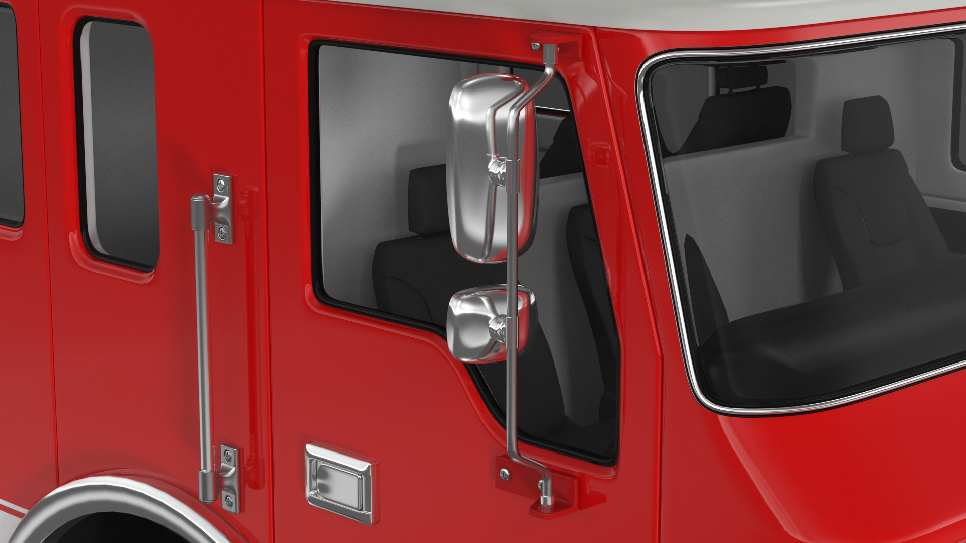 3D Fire Engine Rigged model