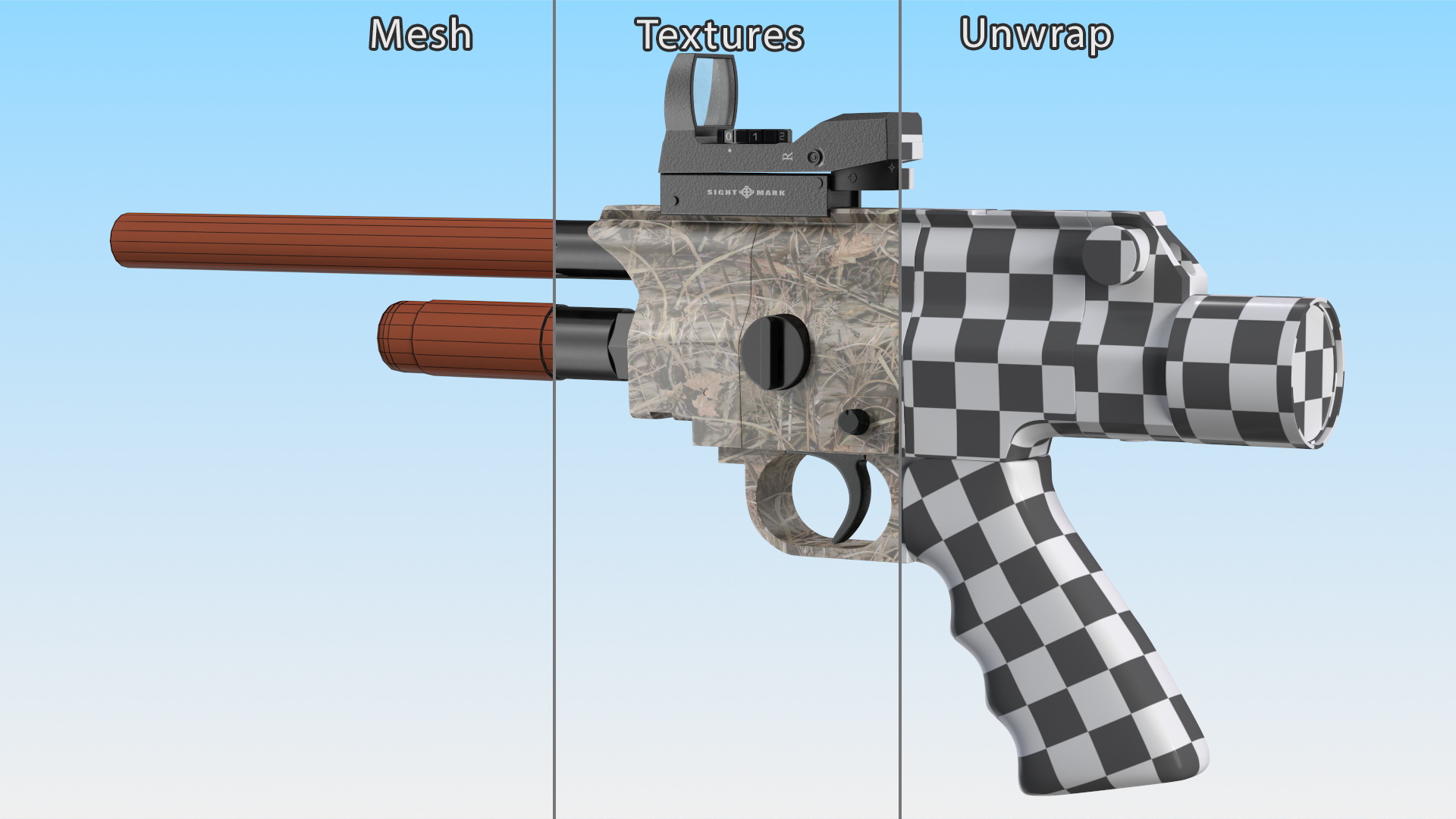 3D X2 Tranquilizer Dart Pistol in Camouflage