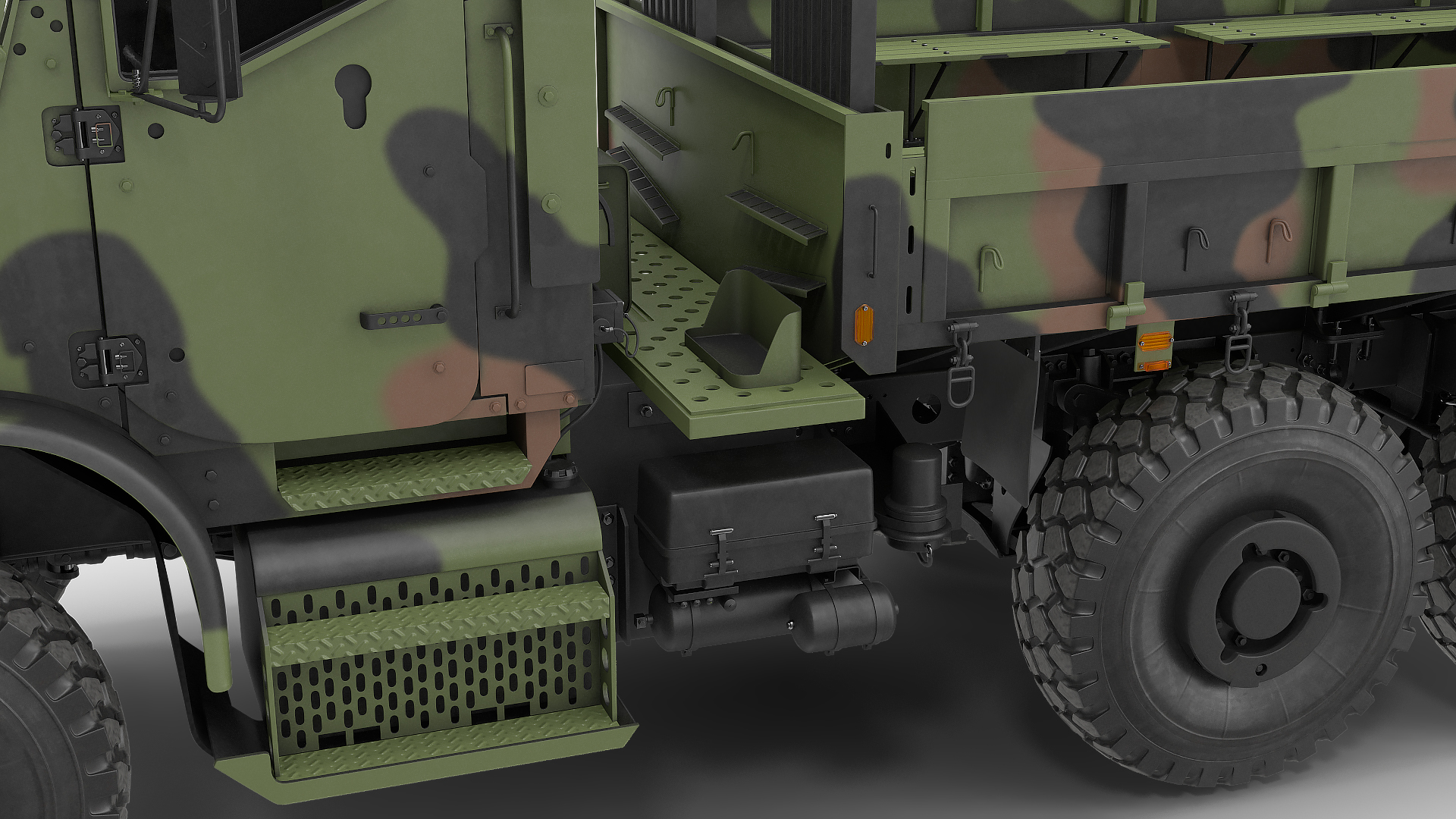 Medium Tactical Vehicle 6x6 Rigged 3D model