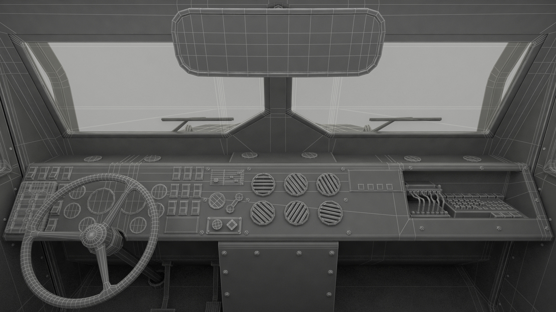 Medium Tactical Vehicle 6x6 Rigged 3D model