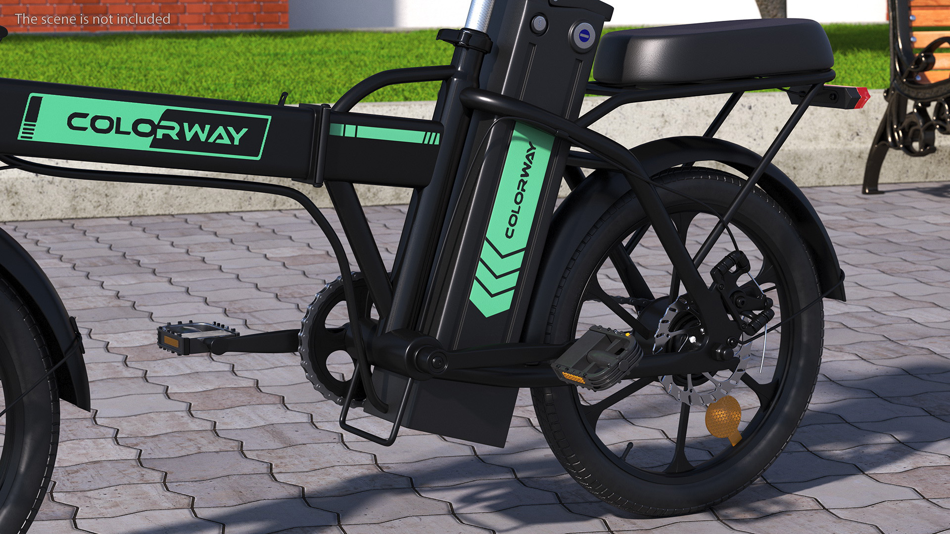 3D model Electric Bike Colorway Black Rigged