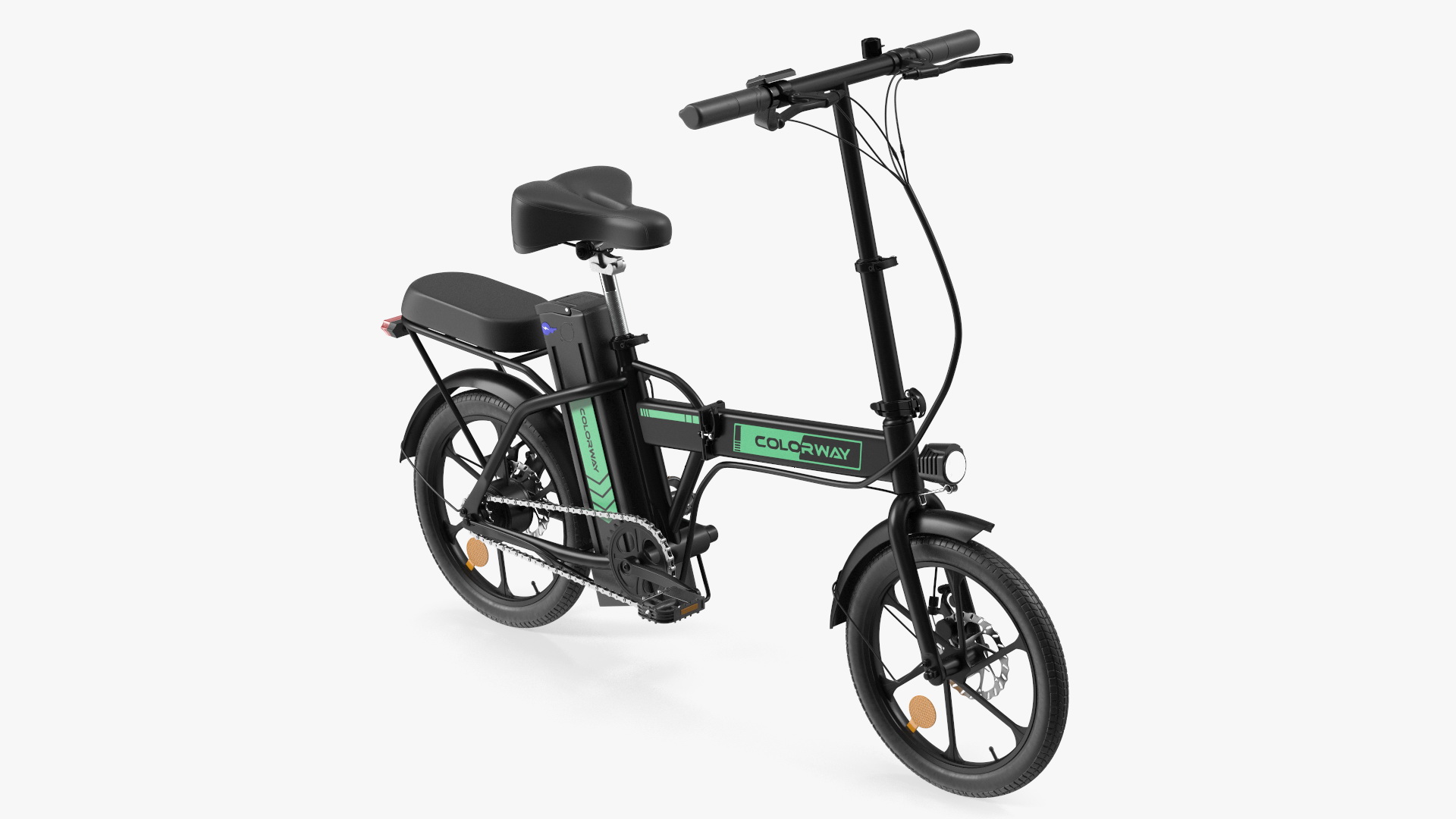 Electric Bike Colorway Black Rigged for Cinema 4D 3D model