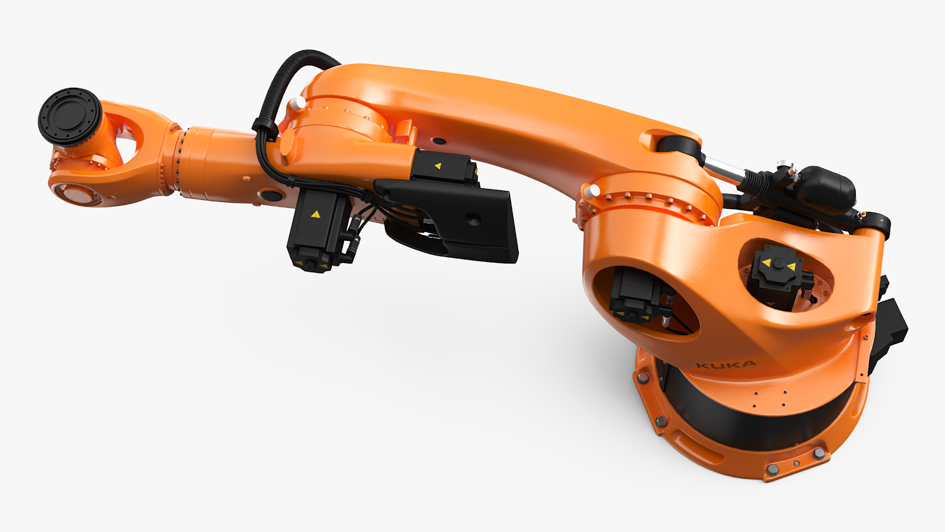 3D KUKA KR 500 FORTEC Industrial Robot Arm Rigged