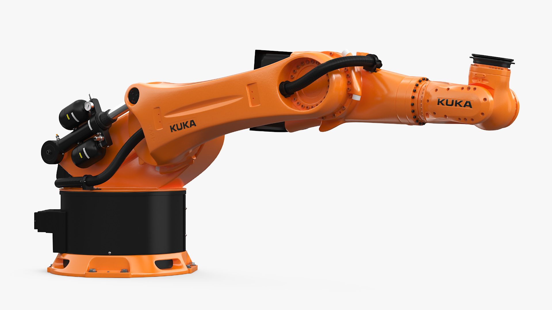 3D KUKA KR 500 FORTEC Industrial Robot Arm Rigged