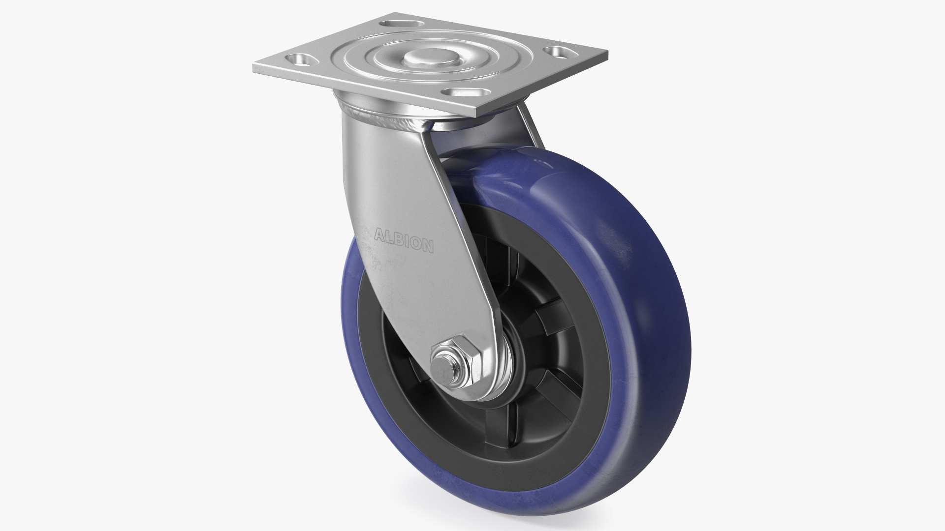 3D model Albion Stainless Steel Industrial Caster