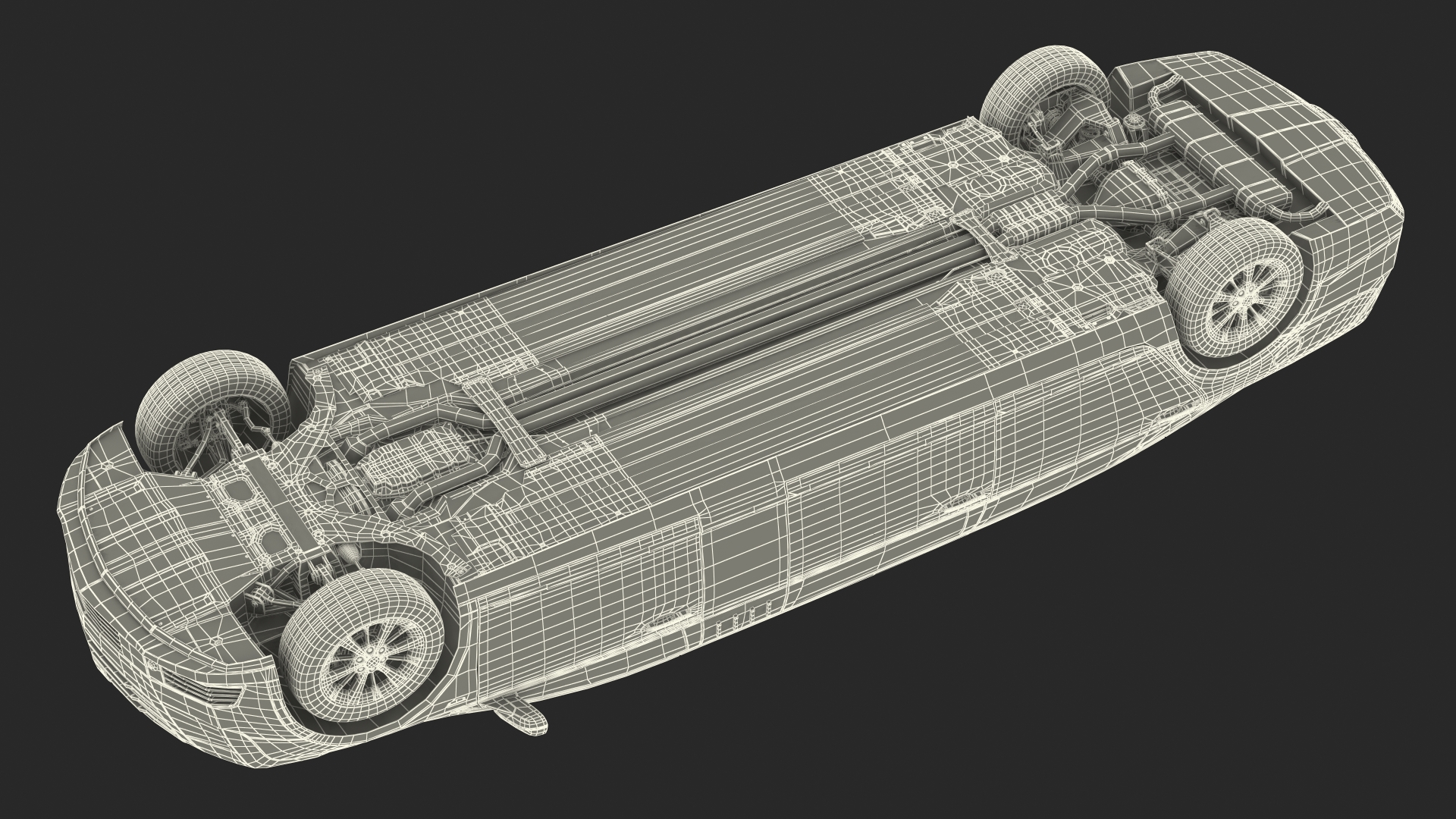 3D Limousine Cadillac XTS 70 Simple Interior