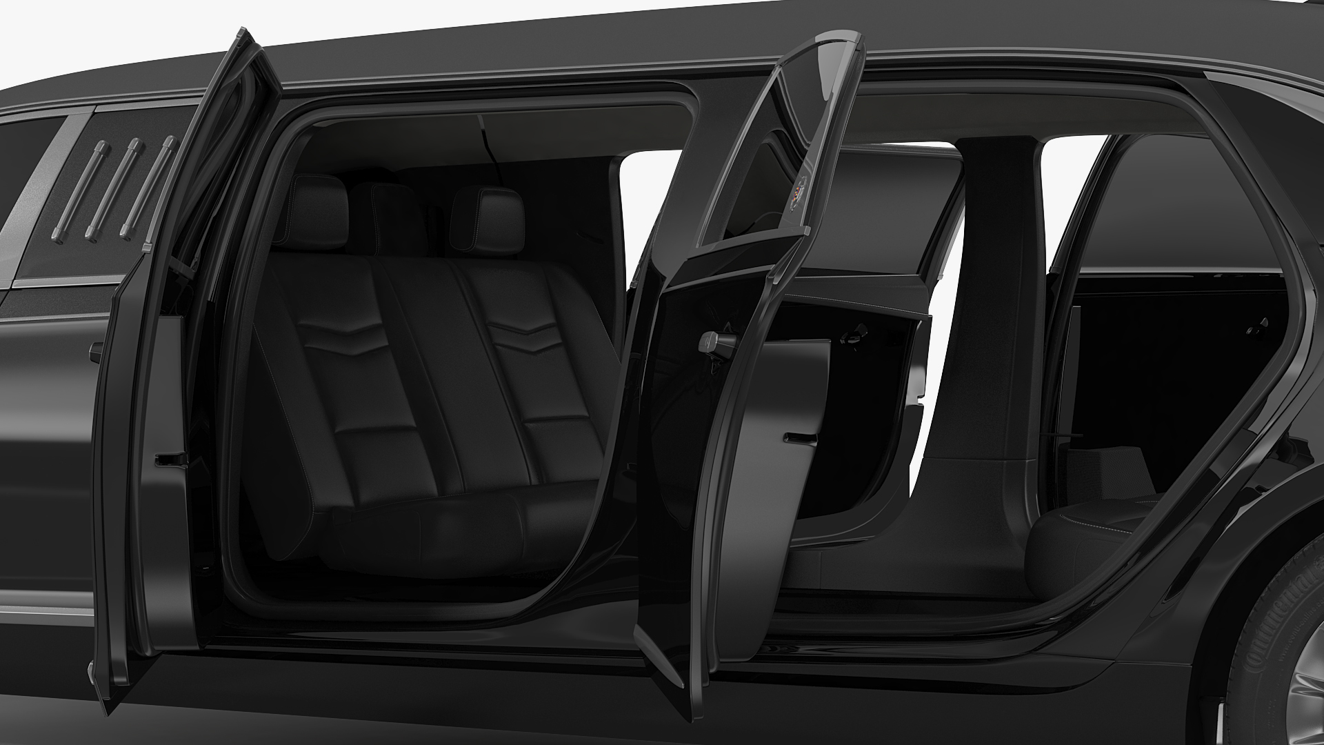 3D Limousine Cadillac XTS 70 Simple Interior