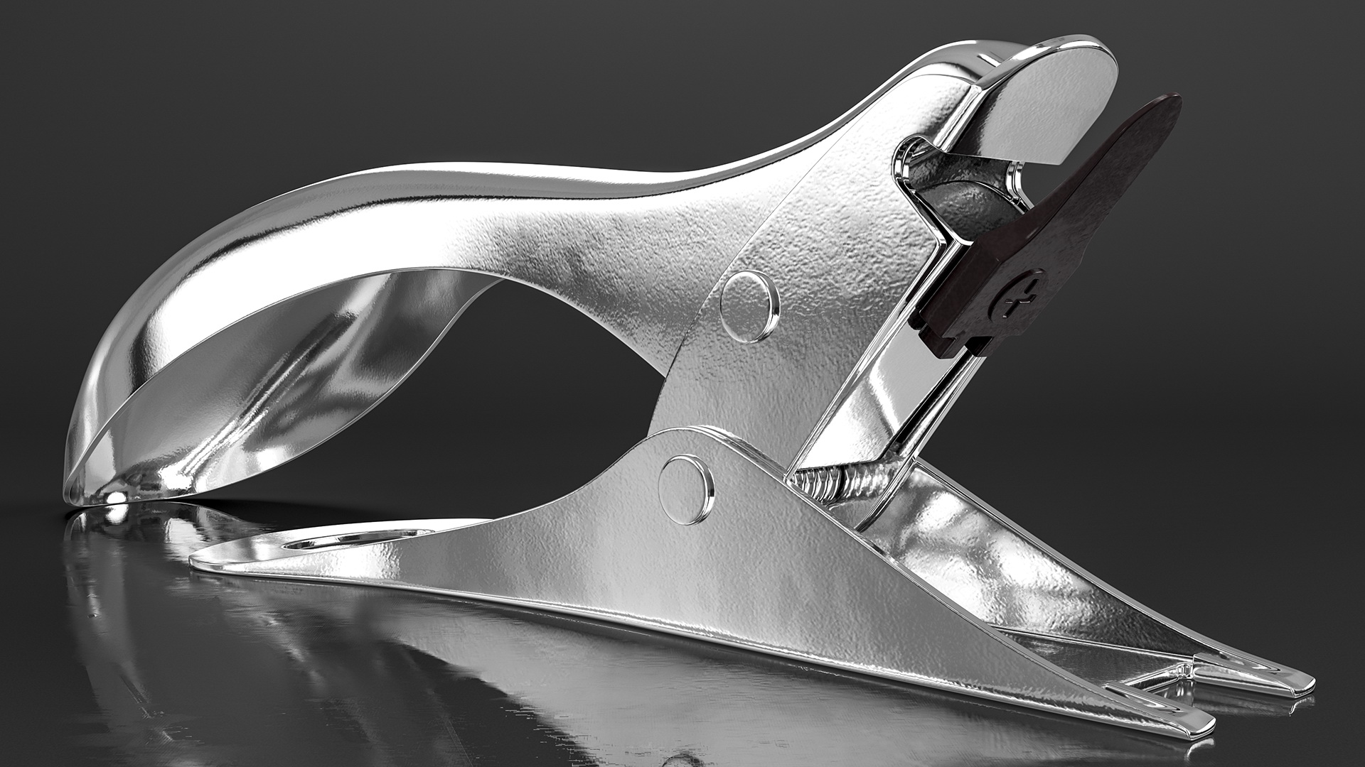 Heavy Duty Chrome Staple Remover 3D