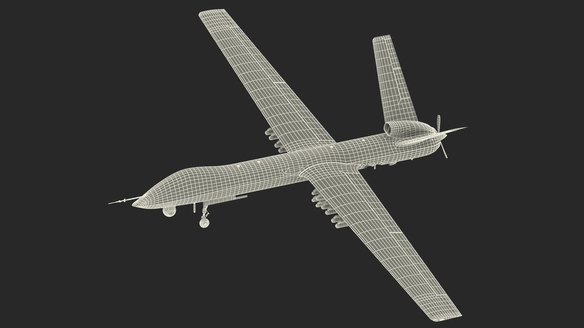 CH-5 Rainbow UAV Armed 3D