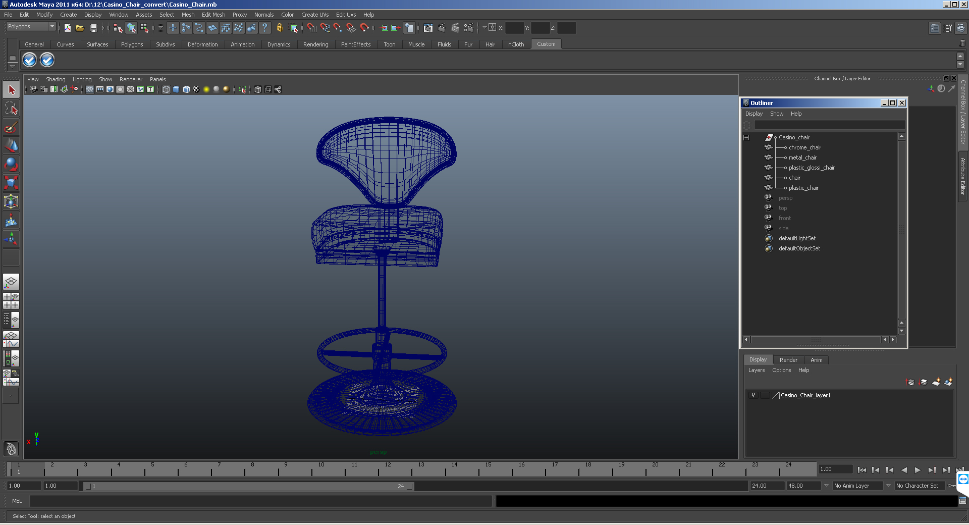 Casino Chair 3D