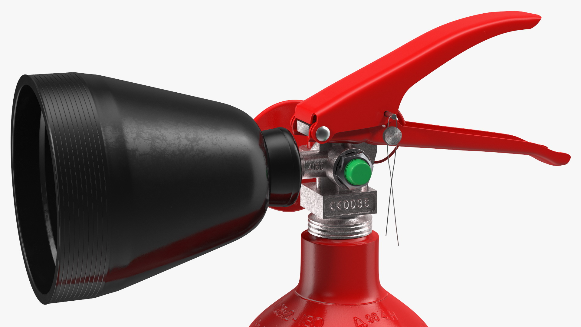 3D model Fire Safety SG 2Kg CO2 Fire Extinguisher