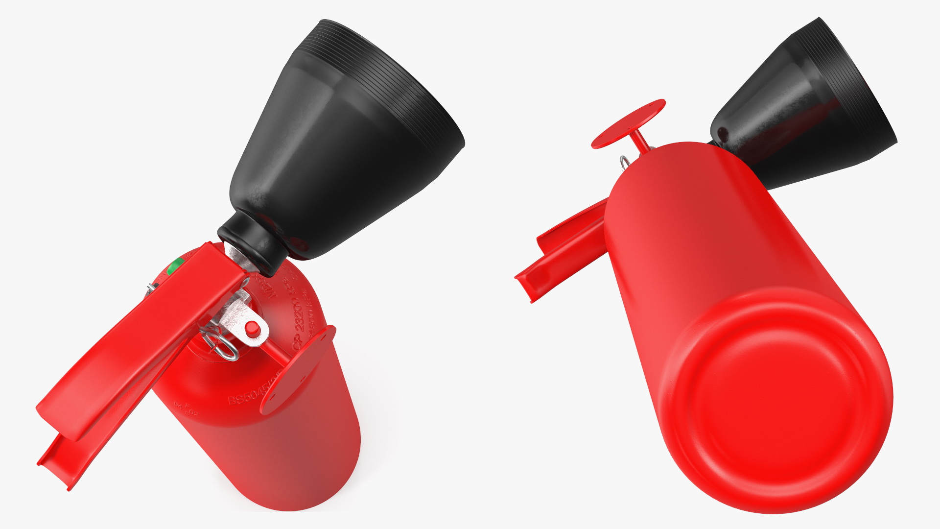 3D model Fire Safety SG 2Kg CO2 Fire Extinguisher