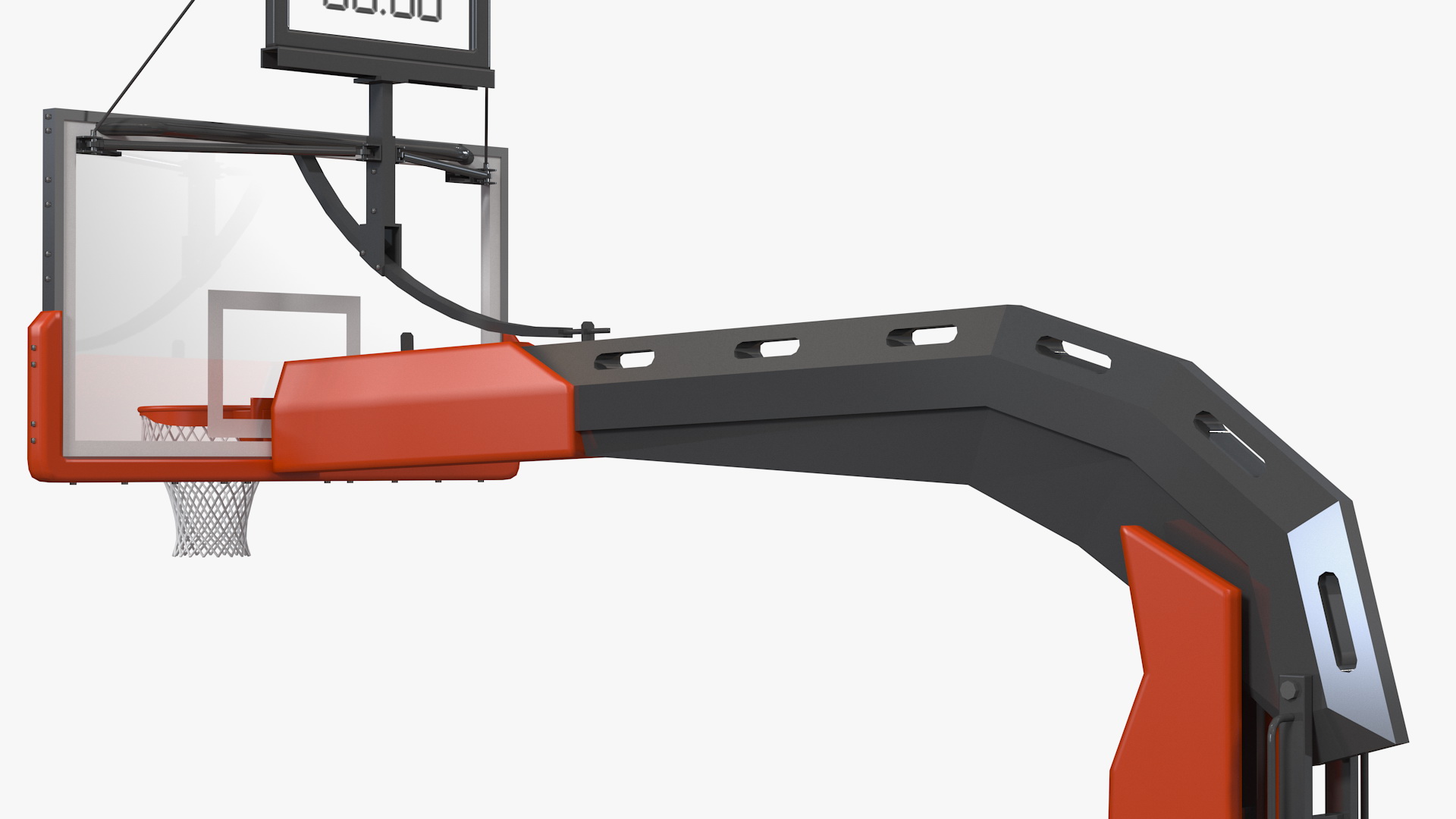 Hydraulic Portable Basketball Hoop 3D model