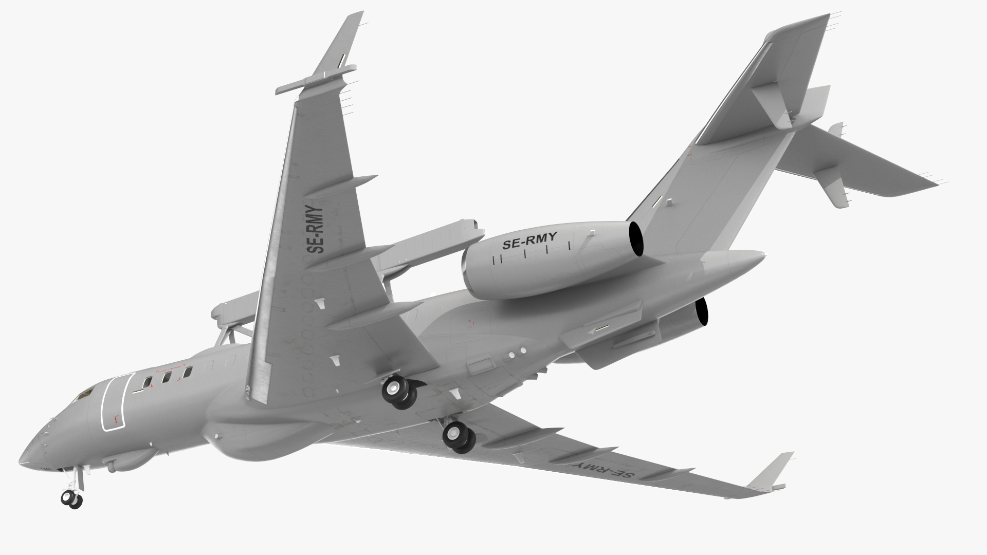 SAAB GlobalEye AEW Aircraft SE-RMY 3D model