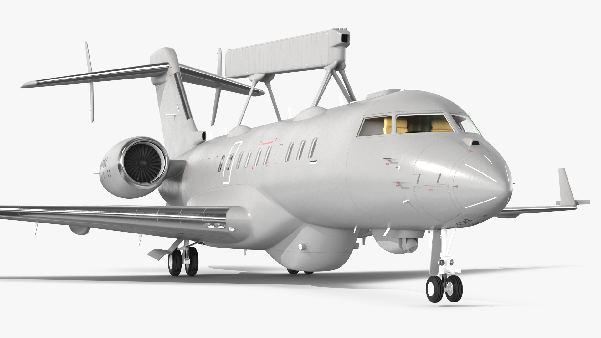 SAAB GlobalEye AEW Aircraft SE-RMY 3D model