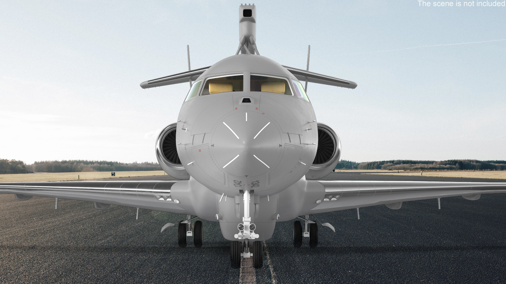 SAAB GlobalEye AEW Aircraft SE-RMY 3D model