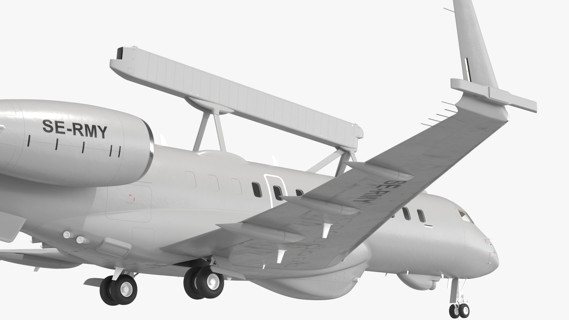 SAAB GlobalEye AEW Aircraft SE-RMY 3D model