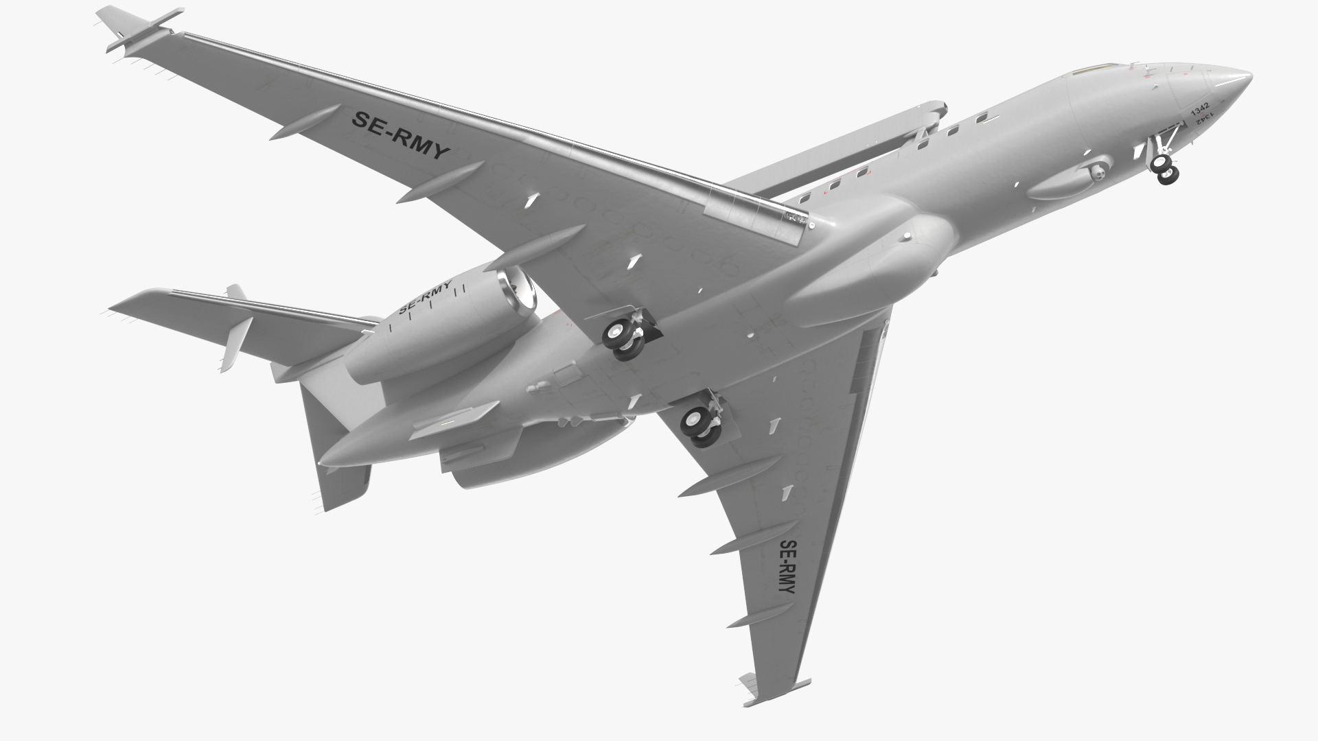 SAAB GlobalEye AEW Aircraft SE-RMY 3D model