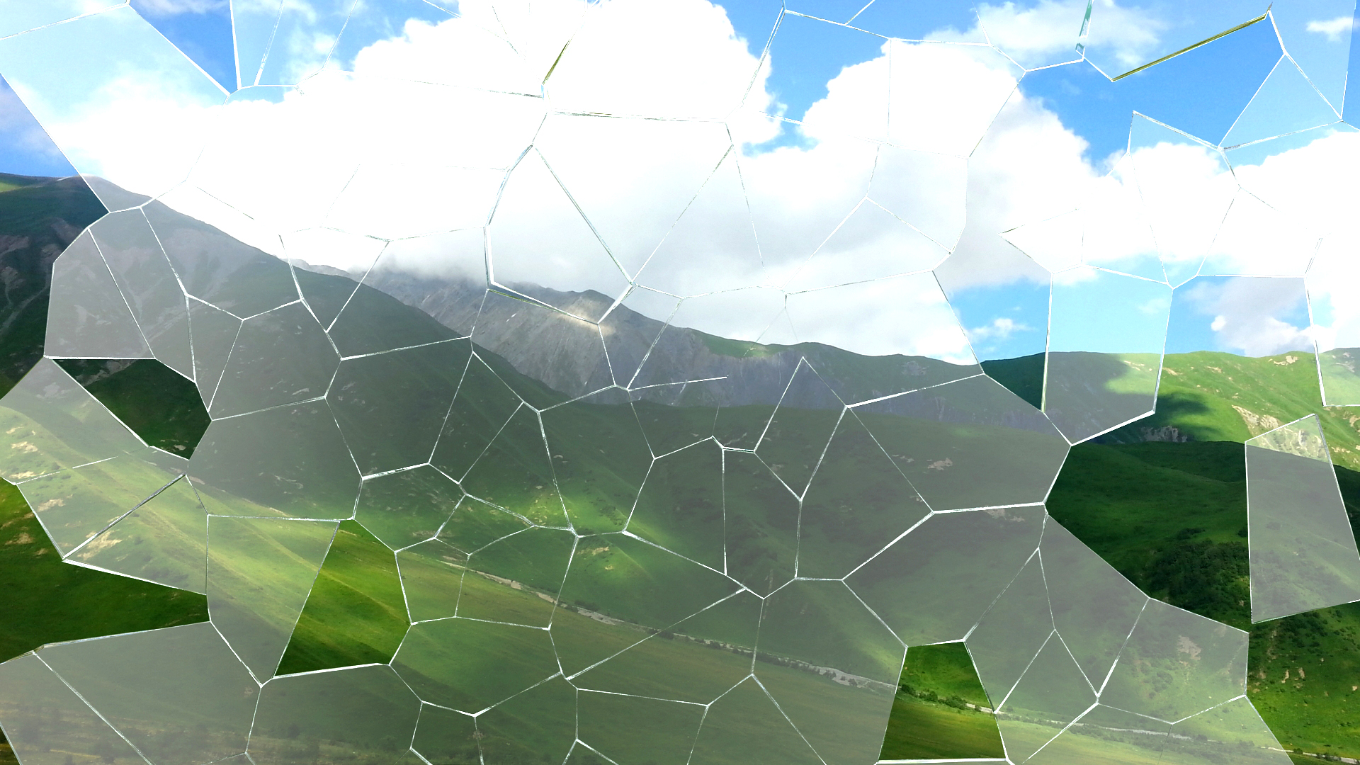 Broken Glass Heap 3D