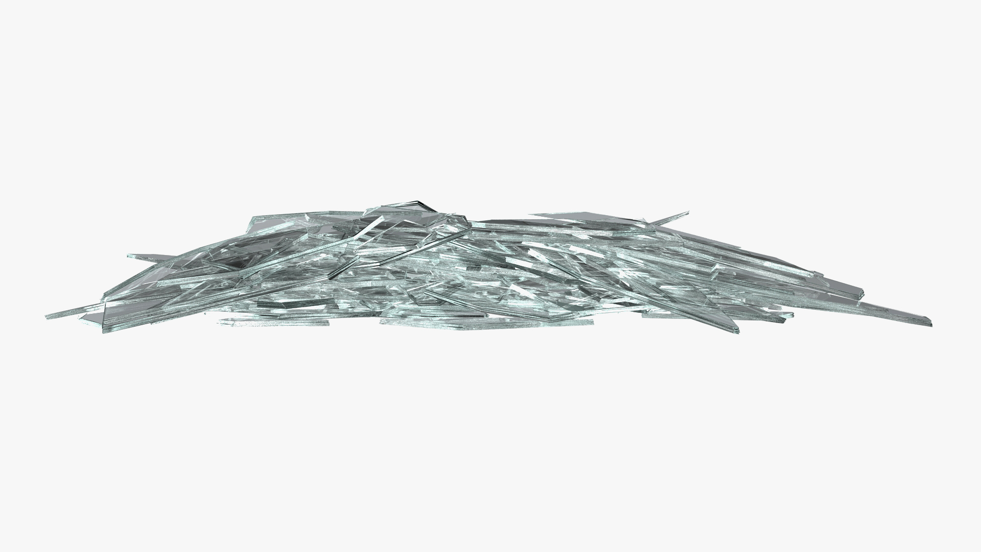 Broken Glass Heap 3D