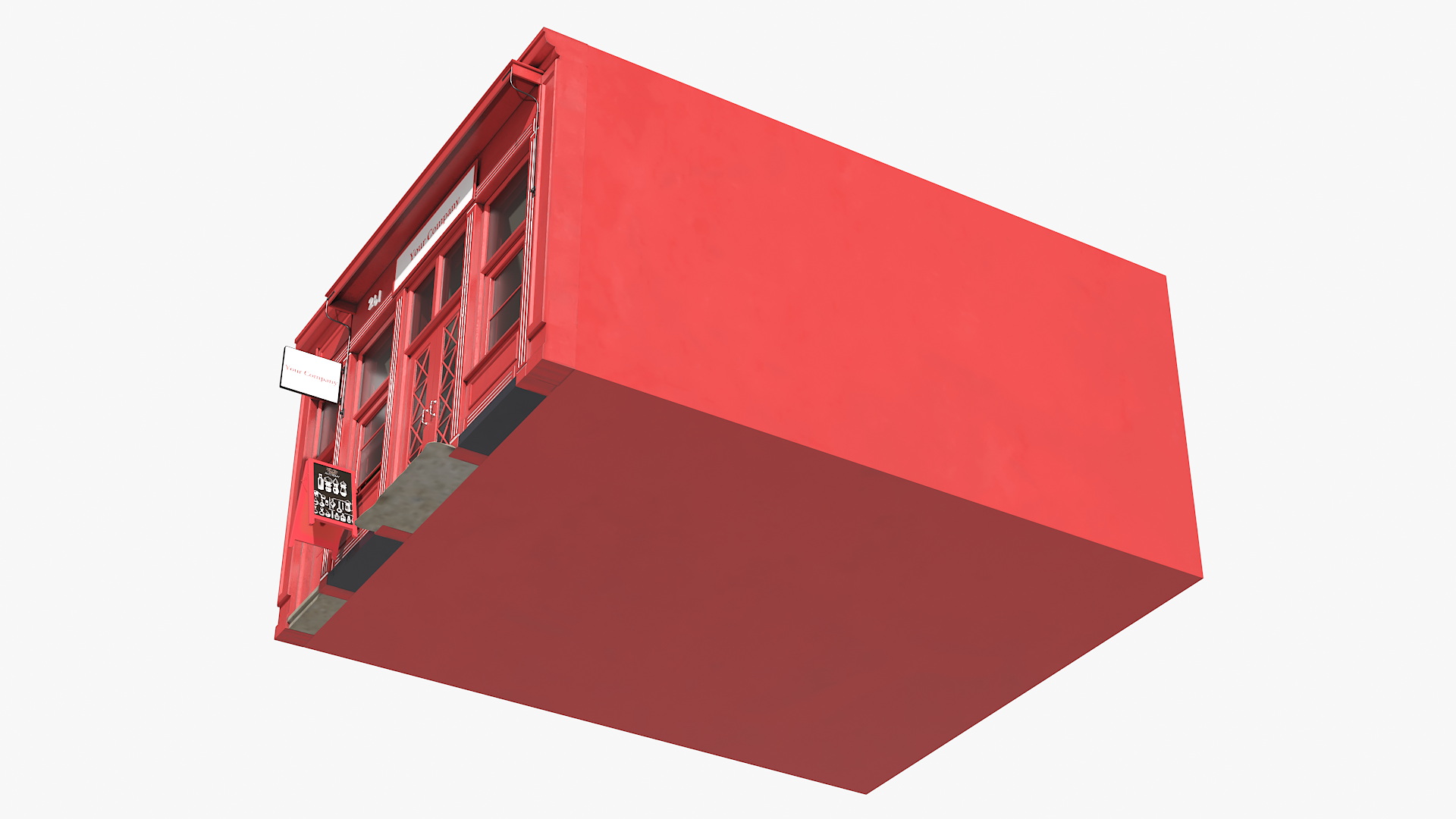 Ground Floor Shop 2 3D model