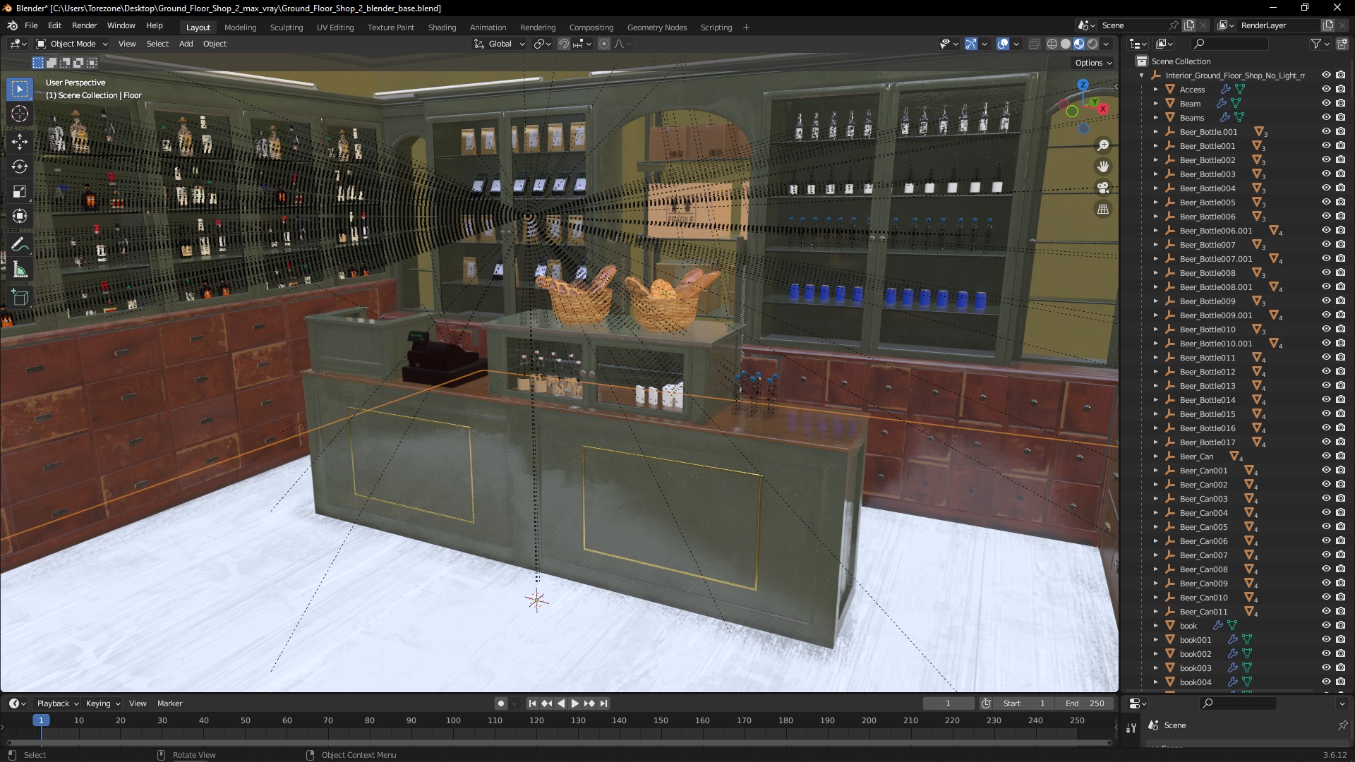 Ground Floor Shop 2 3D model