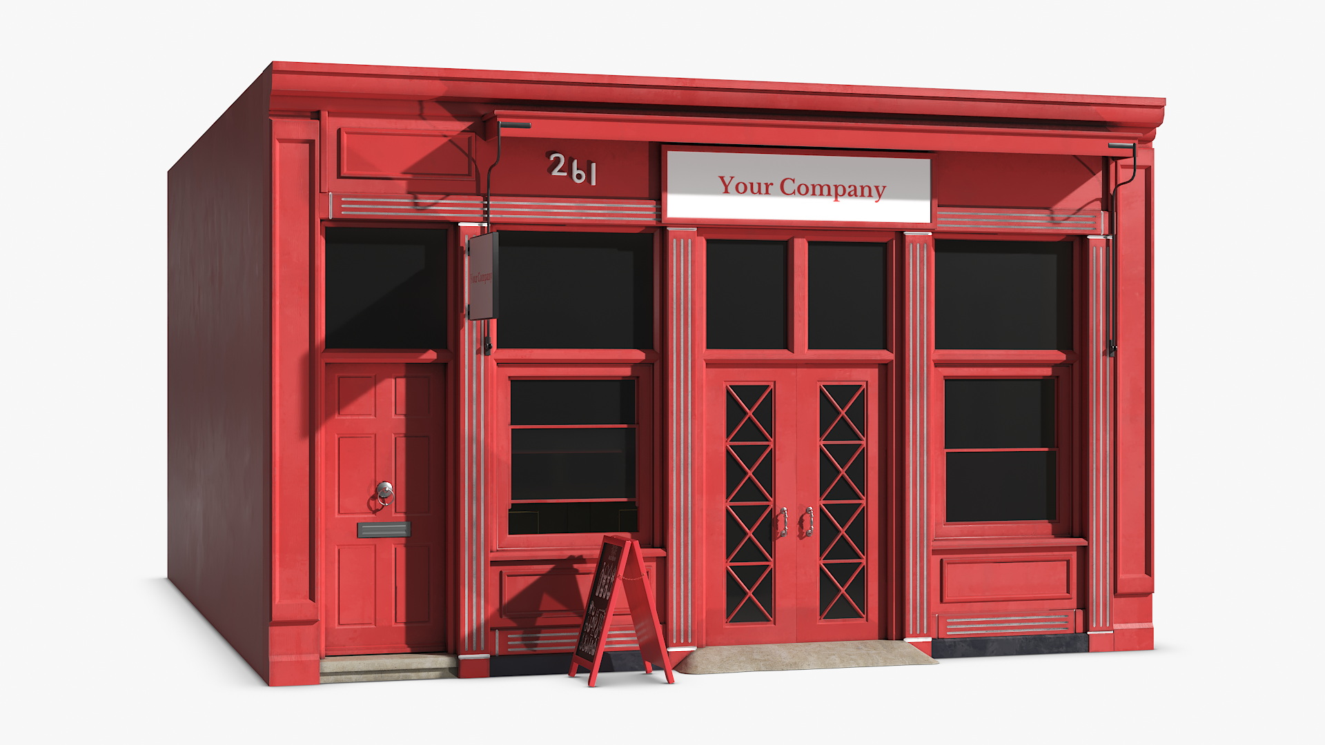 Ground Floor Shop 2 3D model