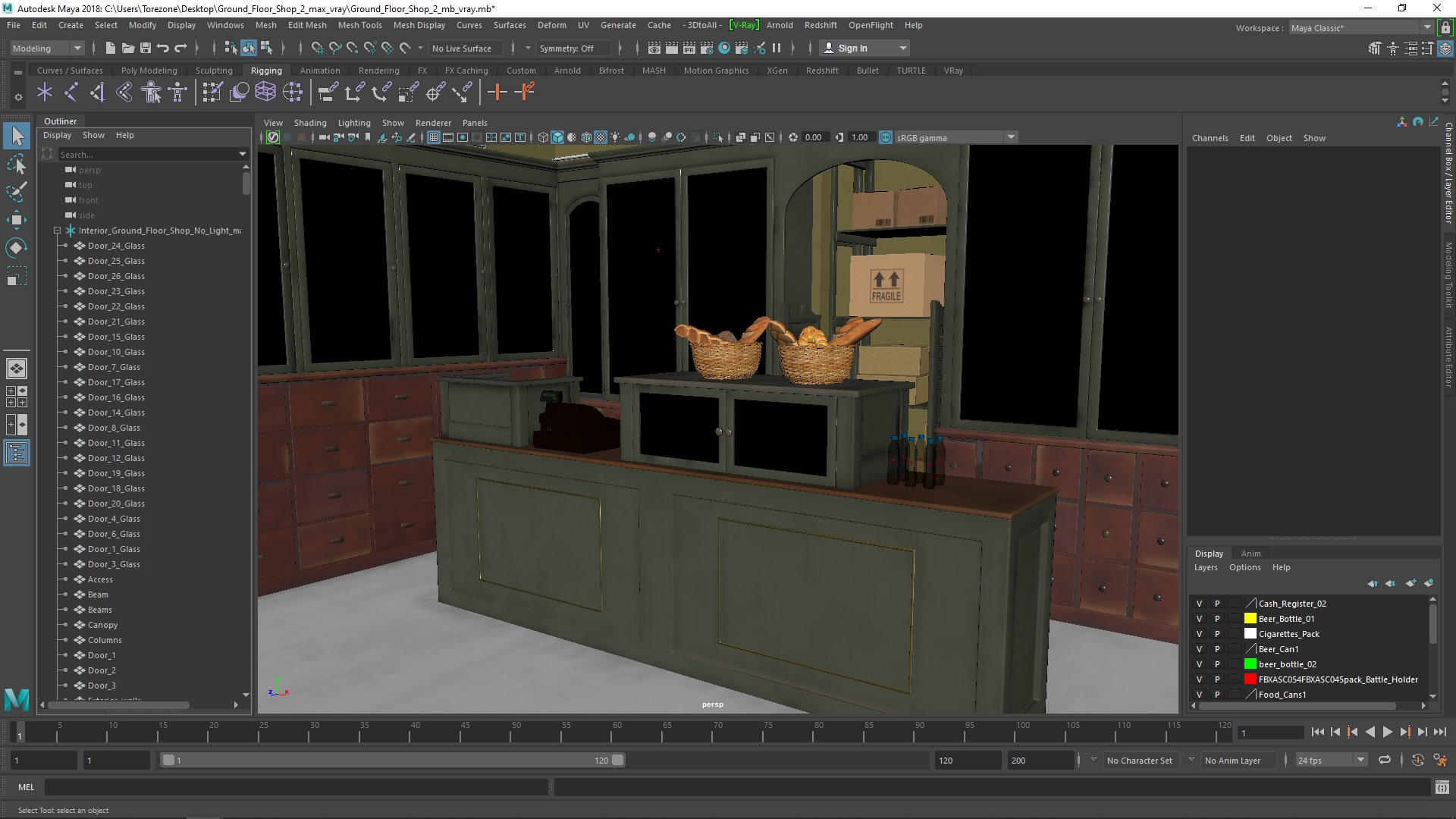 Ground Floor Shop 2 3D model