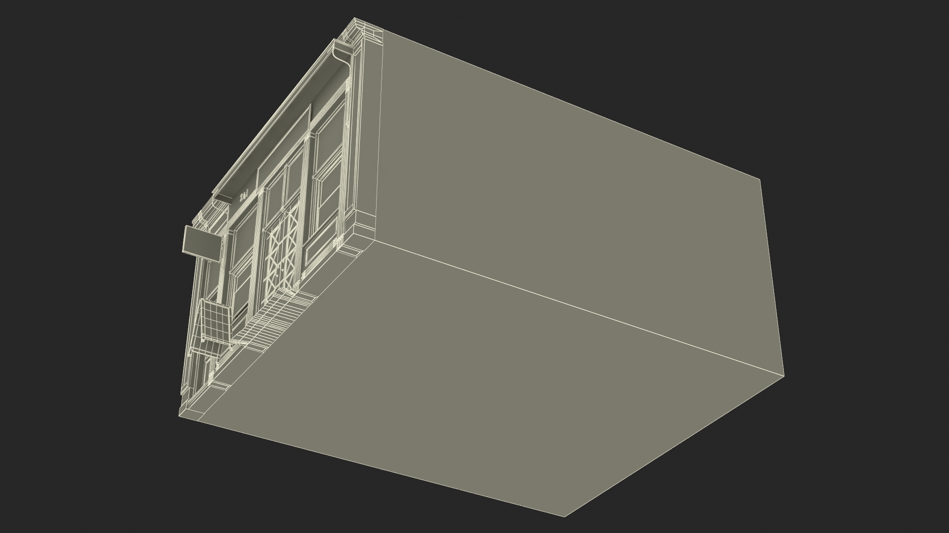 Ground Floor Shop 2 3D model