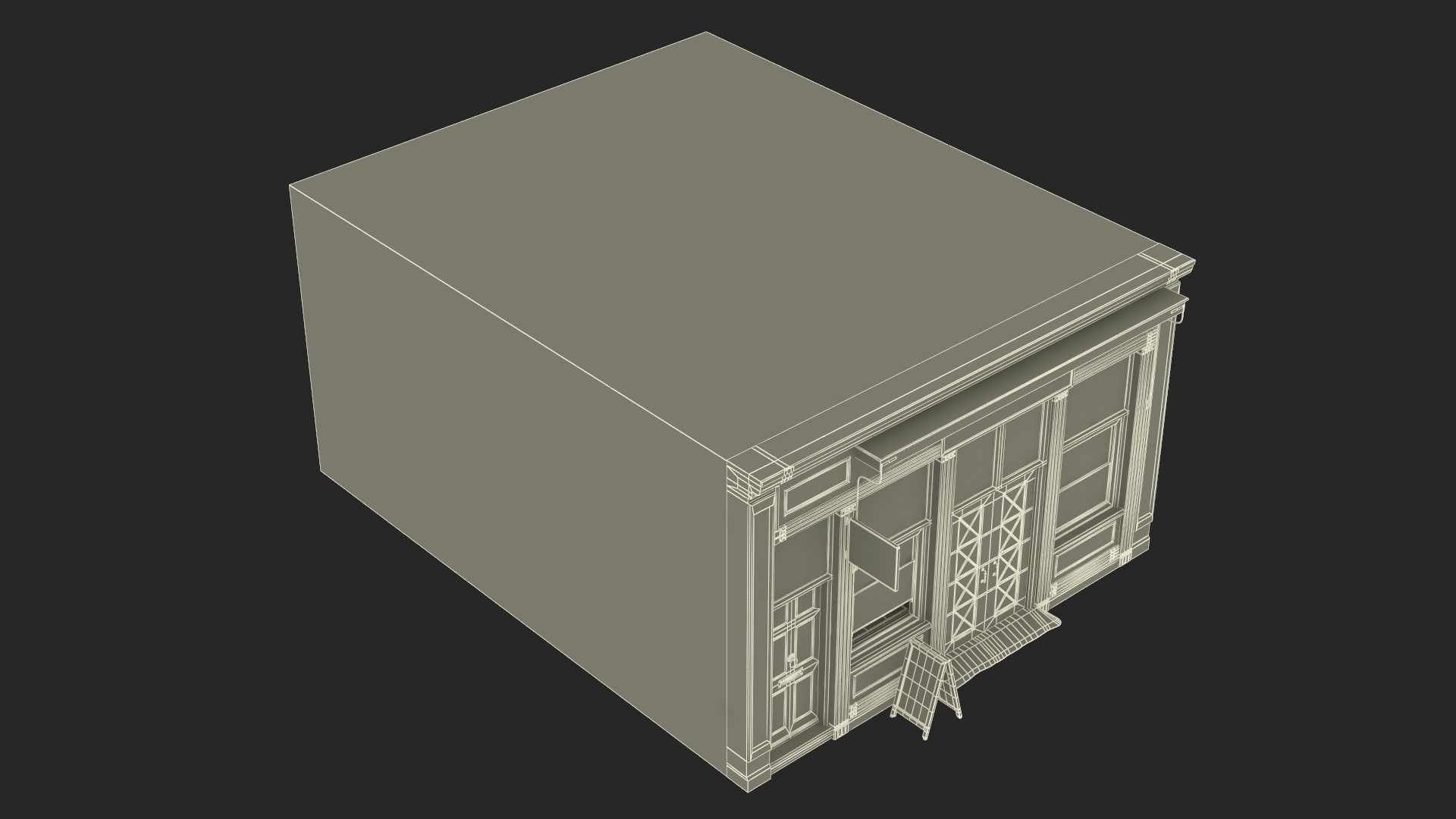 Ground Floor Shop 2 3D model