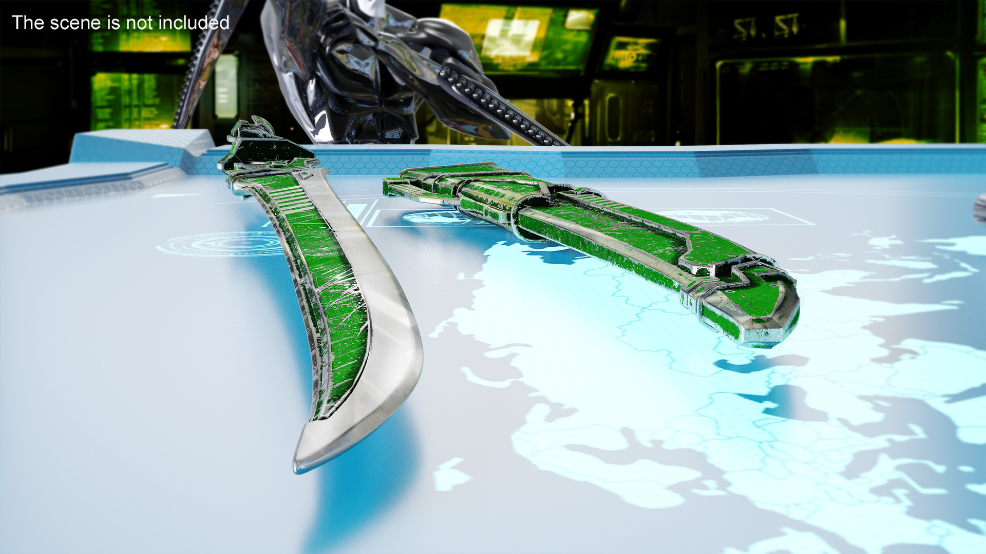 3D Futuristic Sword