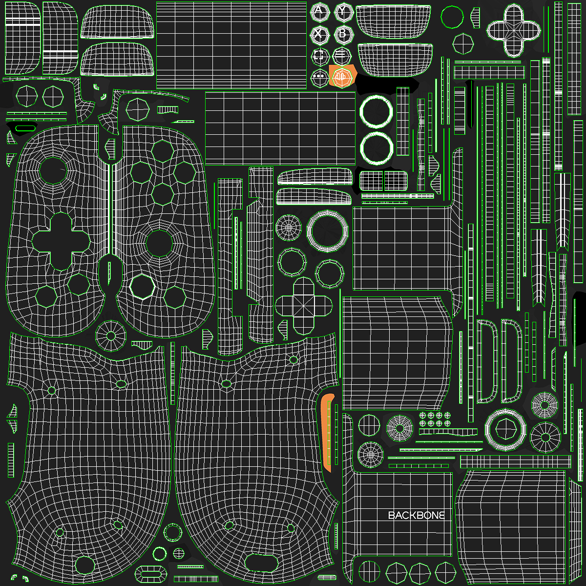 Mobile Gaming Controller for Android Backbone One 3D model