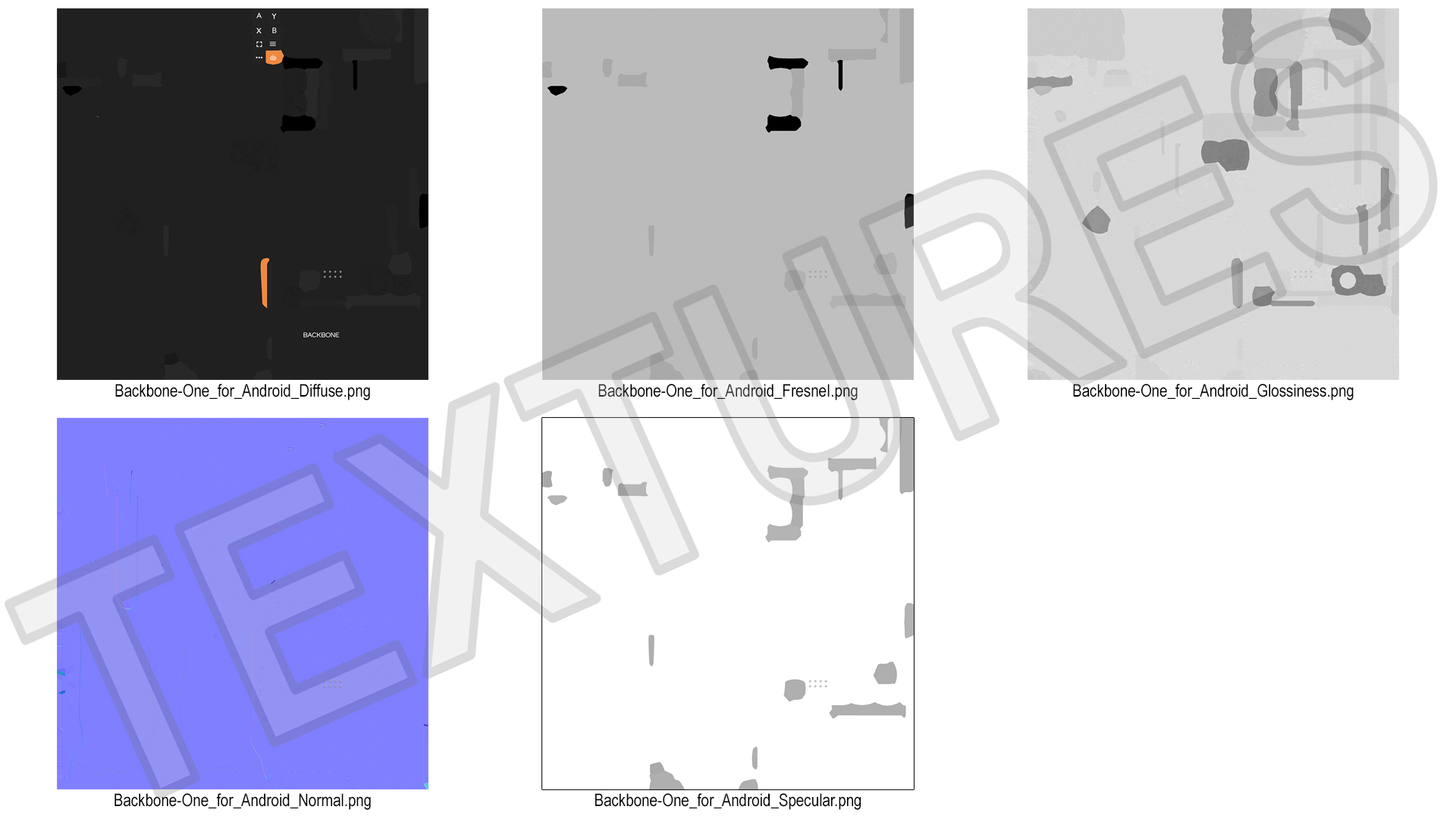 Mobile Gaming Controller for Android Backbone One 3D model