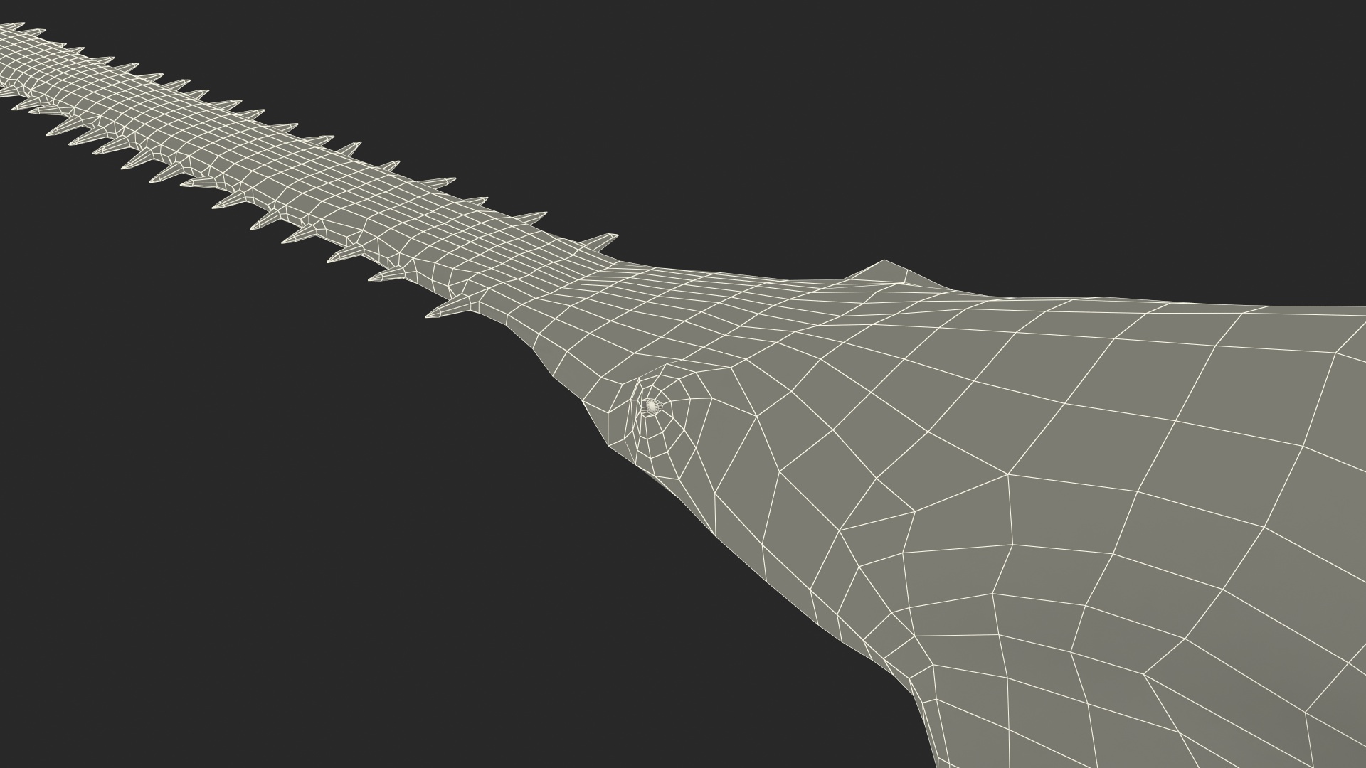 Sawfish Attack Pose 3D model