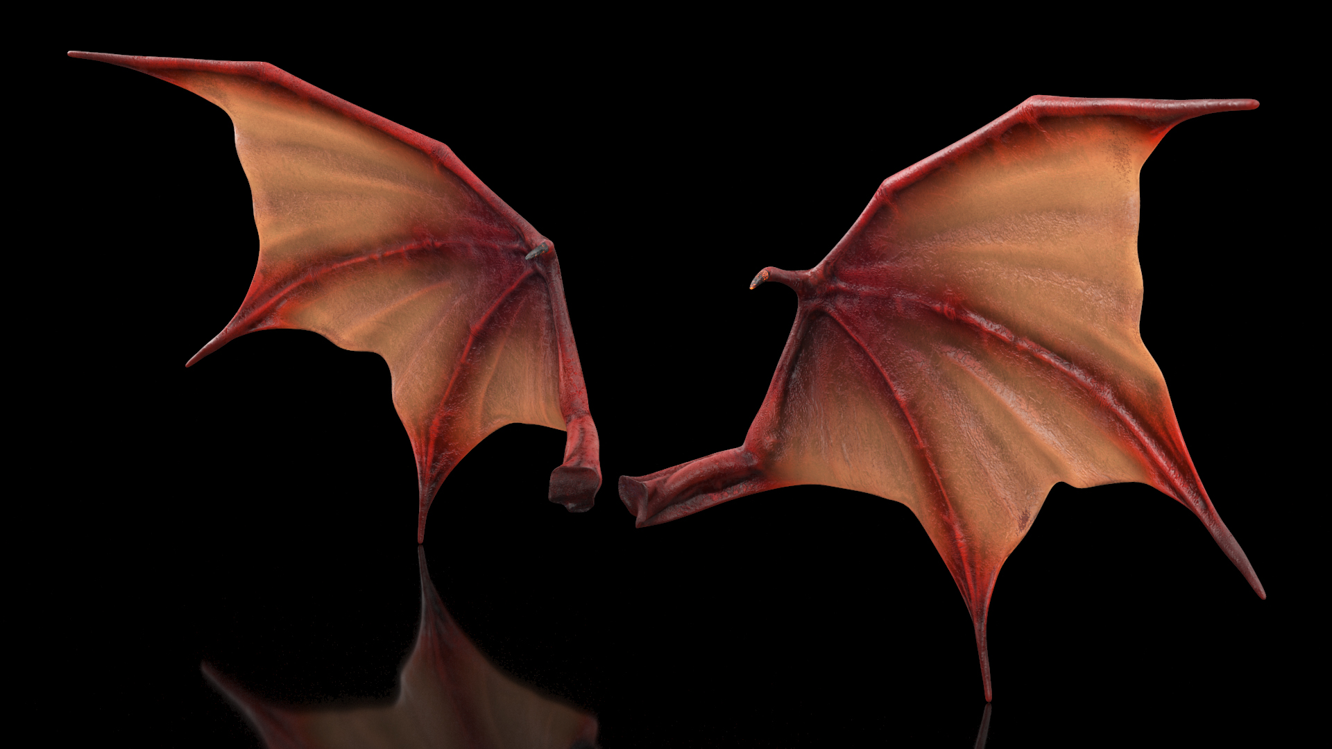 3D Devil Wings